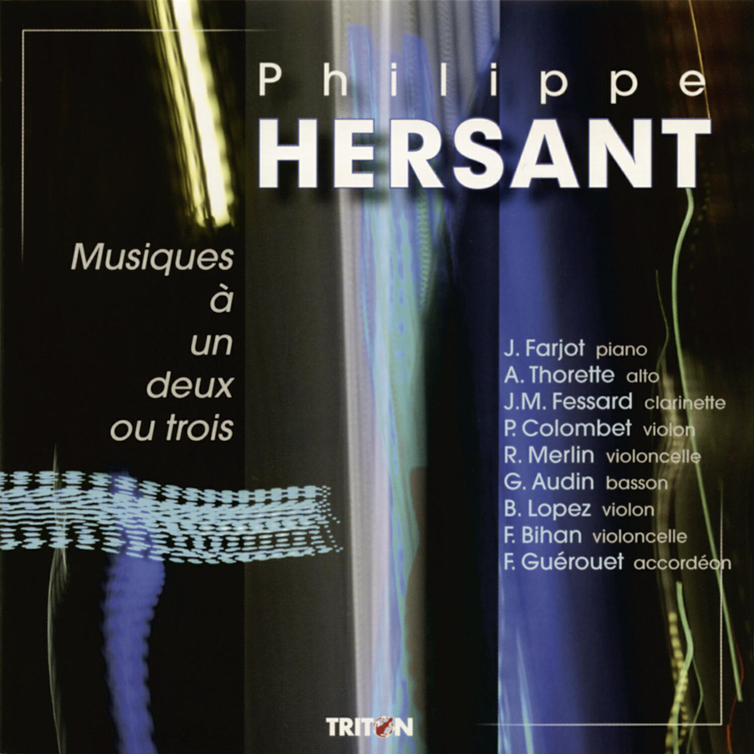 Релиз Philippe Hersant: Musique à un, deux ou trois