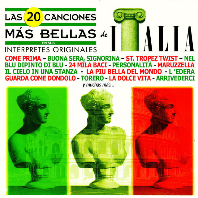 Релиз Las 20 canciones más bellas de Italia