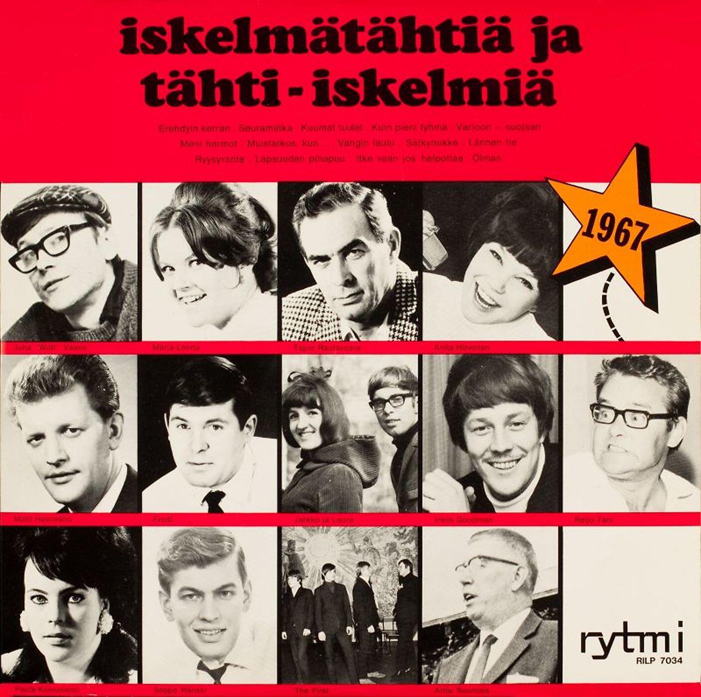 Релиз Iskelmätähtiä ja tähti-iskelmiä 1967