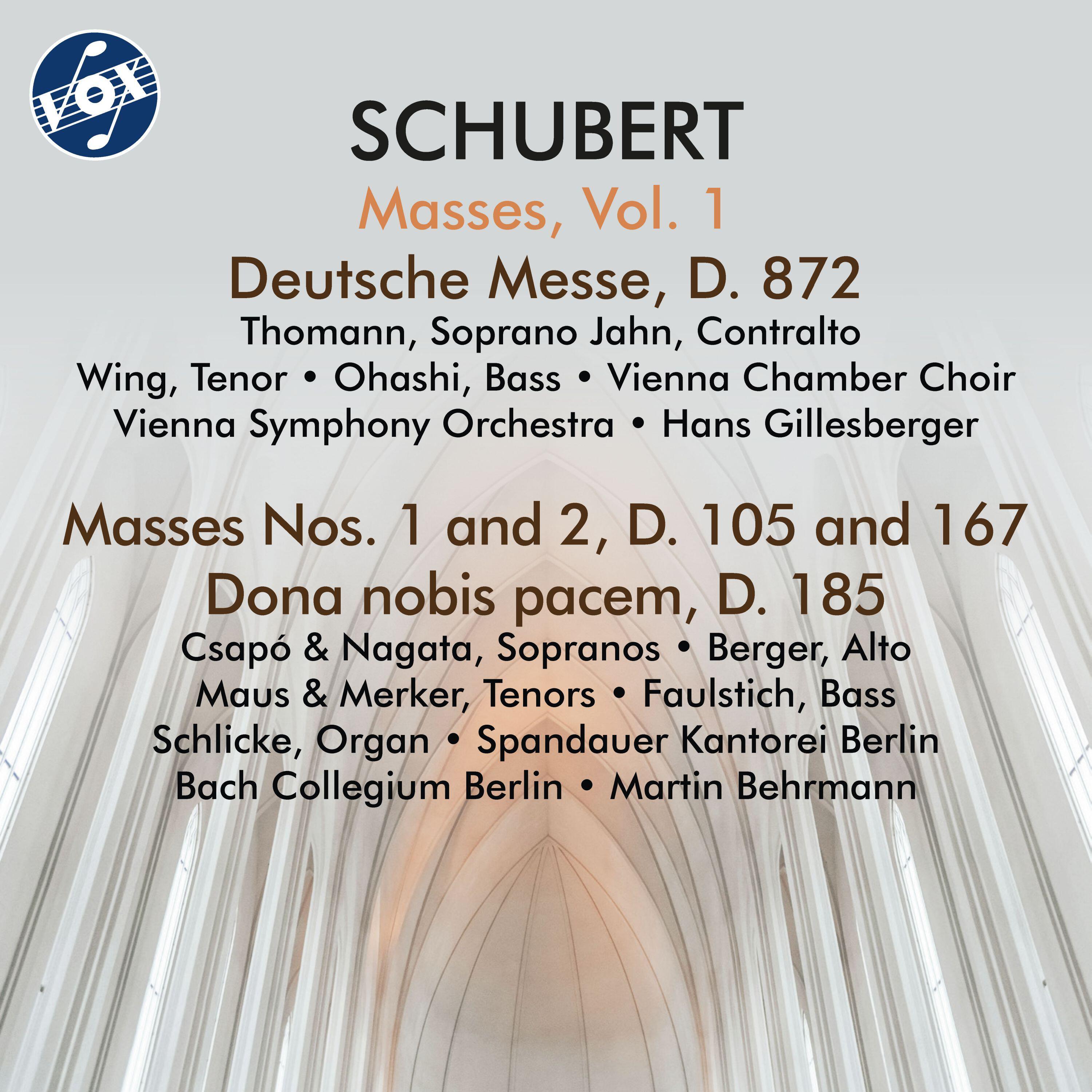 Релиз Schubert: Masses, Vol. 1
