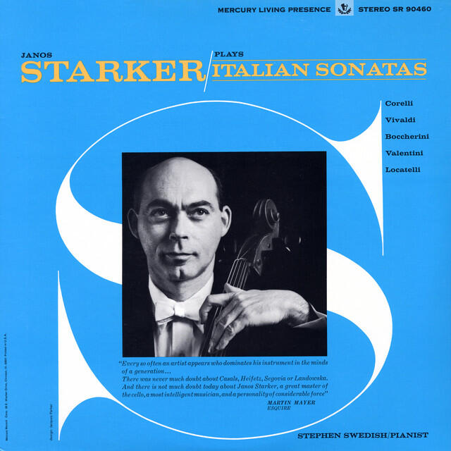 Релиз Starker Plays Italian Sonatas (The Mercury Masters, Vol. 8)
