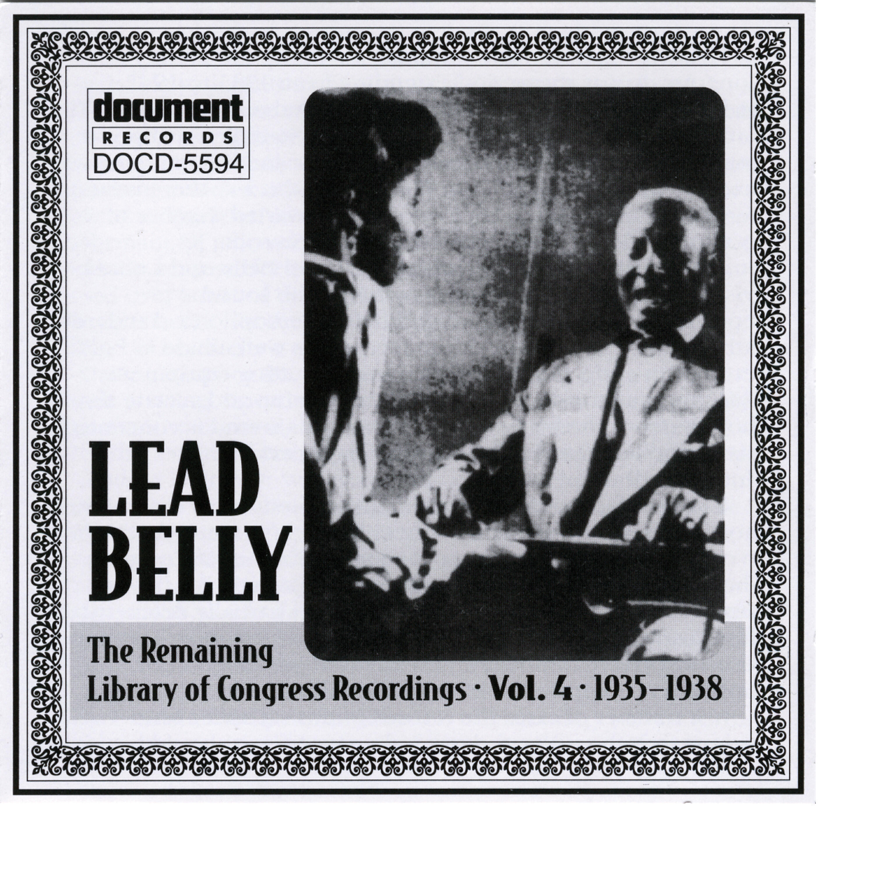 Постер альбома Leadbelly ARC & Library of Congress Recordings Vol. 4 (1935-1938)