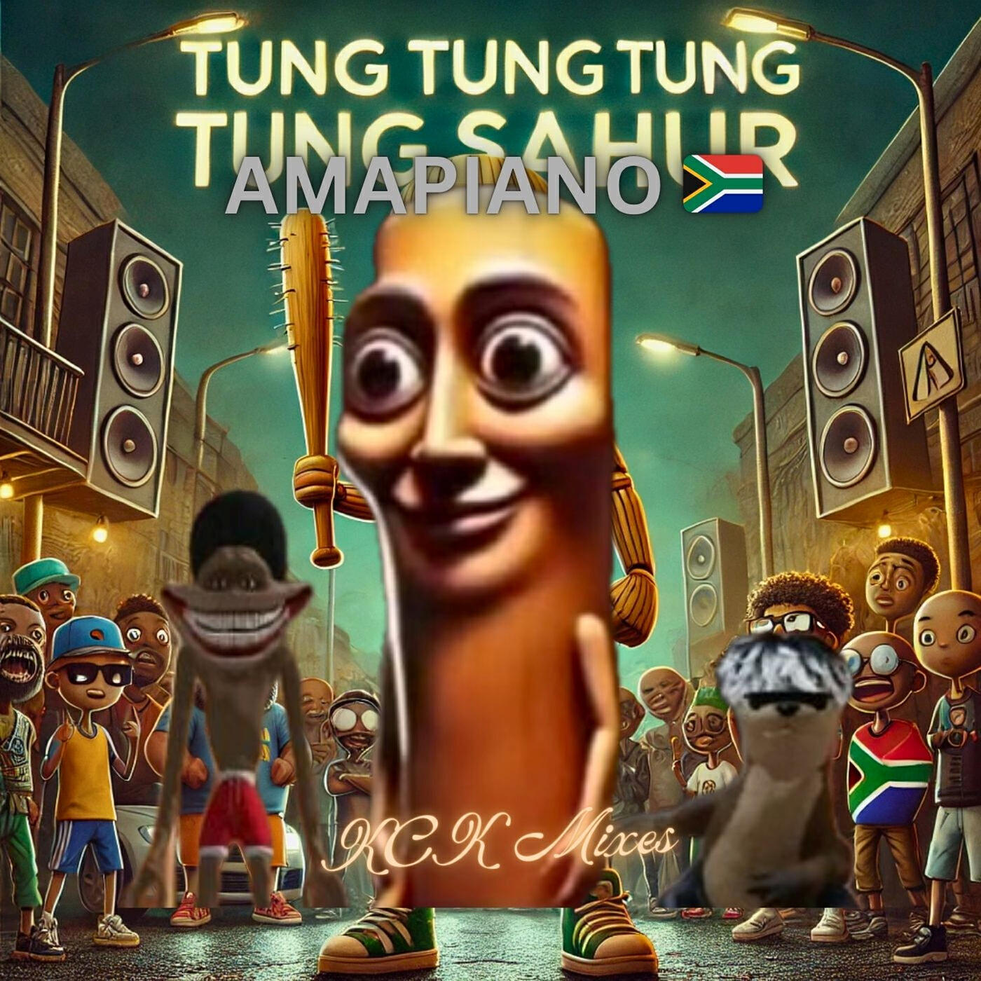 Постер альбома Tung Tung Tung Tung Sahur Amapiano