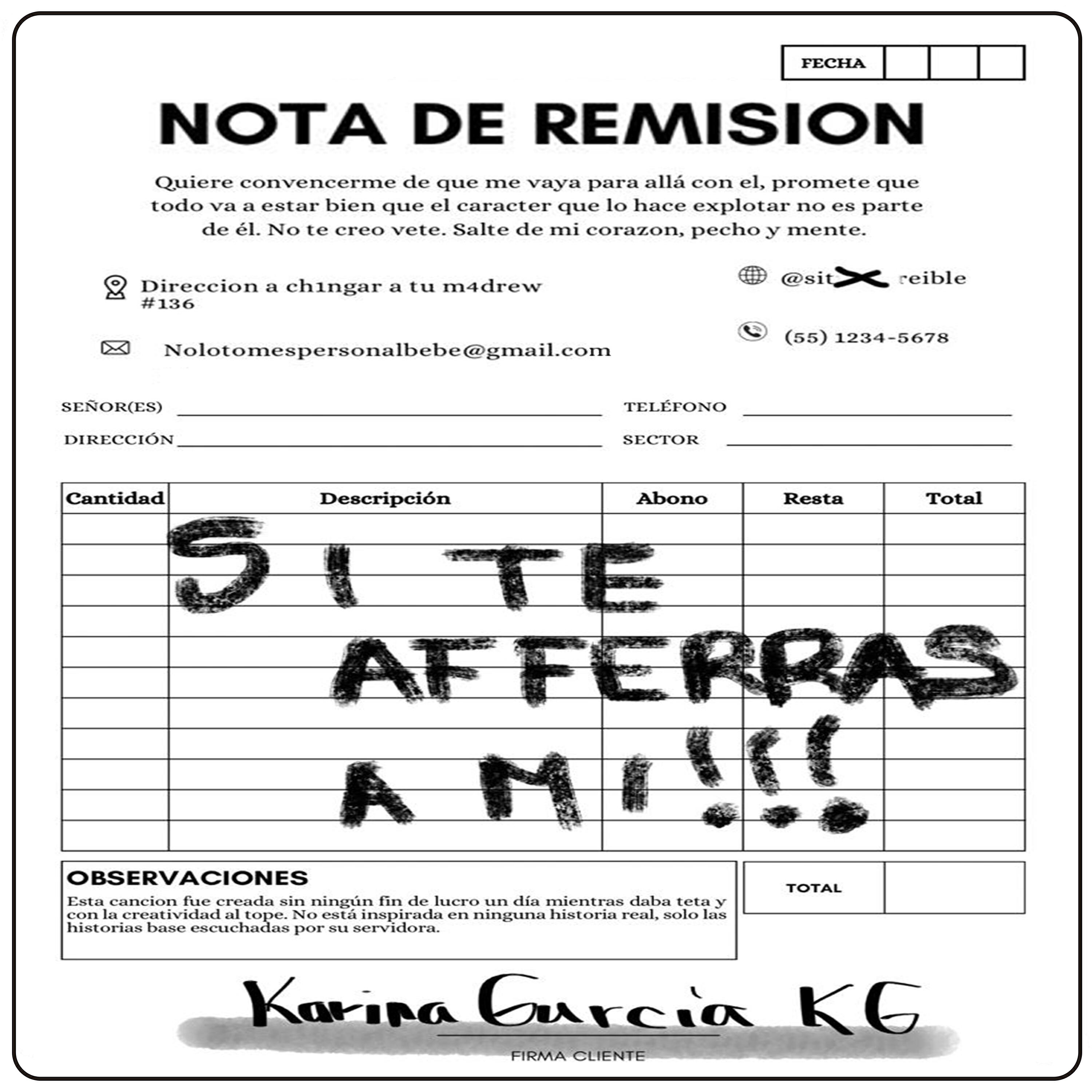 Релиз Si Te Aferras a Mi
