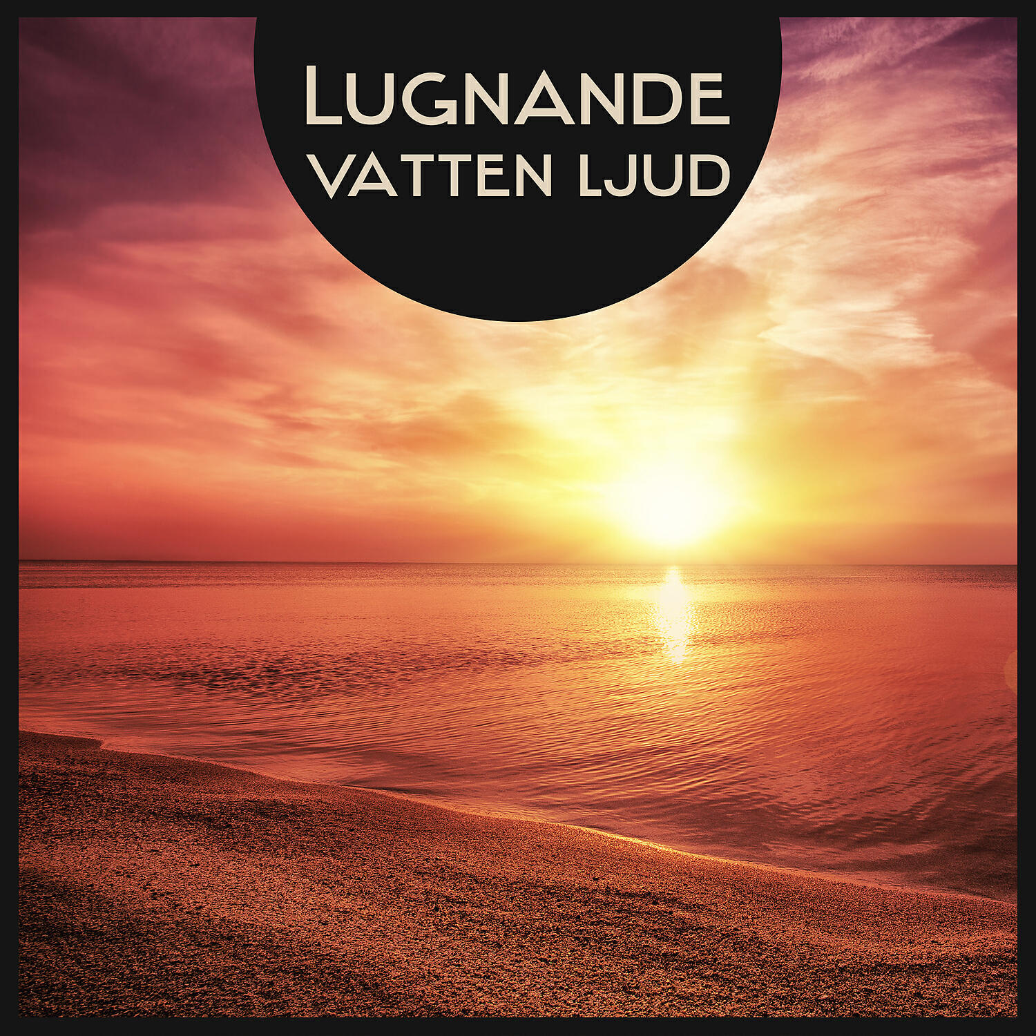 Релиз Lugnande vatten ljud - Inre frid, avslappnande musik, harmoni, djup lugn, minska ångest behandling