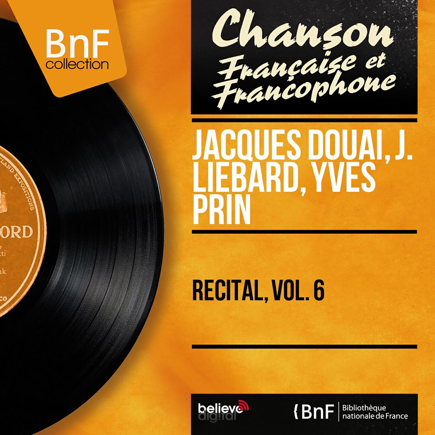 Релиз Récital, vol. 6 (Remastered, Mono Version)