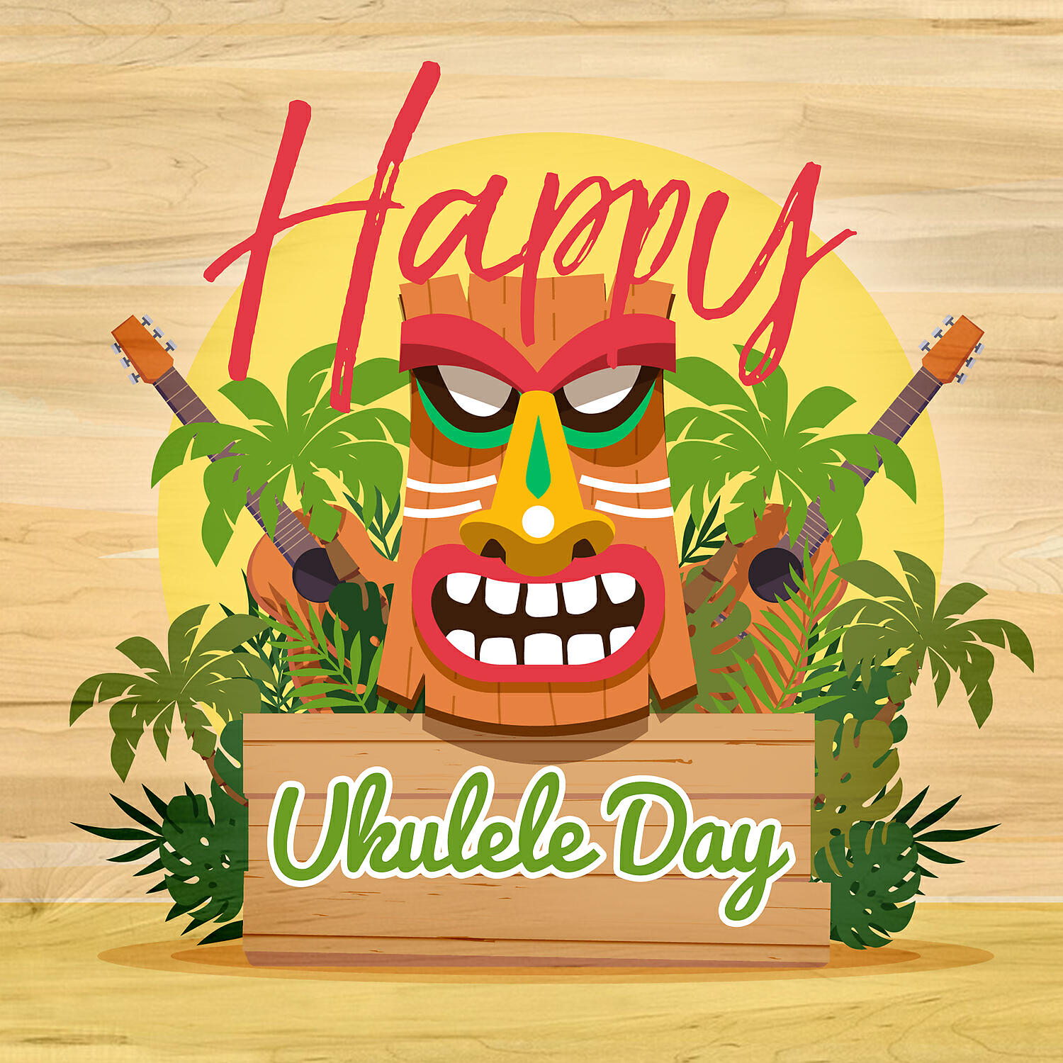 Релиз Happy Ukulele Day: Hawaiian Music Ukulele, Isle of Aloha, Music for Hula Dancing & Relaxation