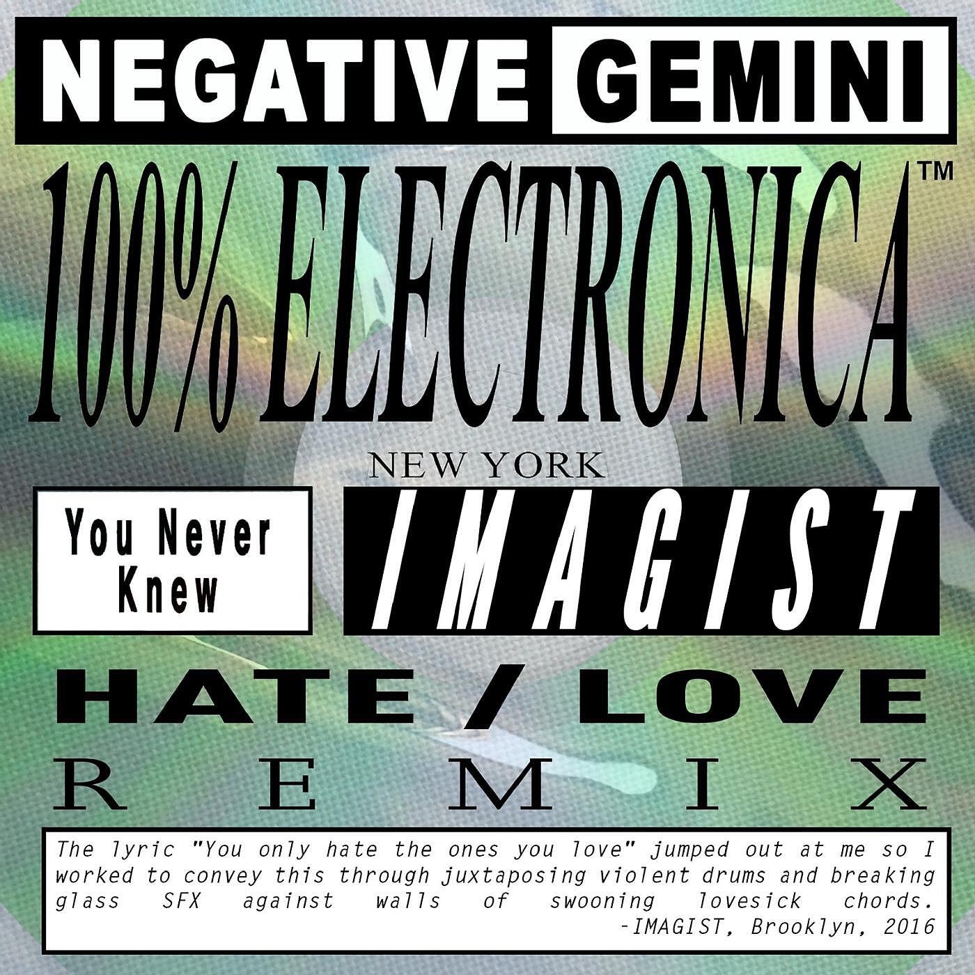 Релиз You Never Knew (Imagist Hate / Love Remix)