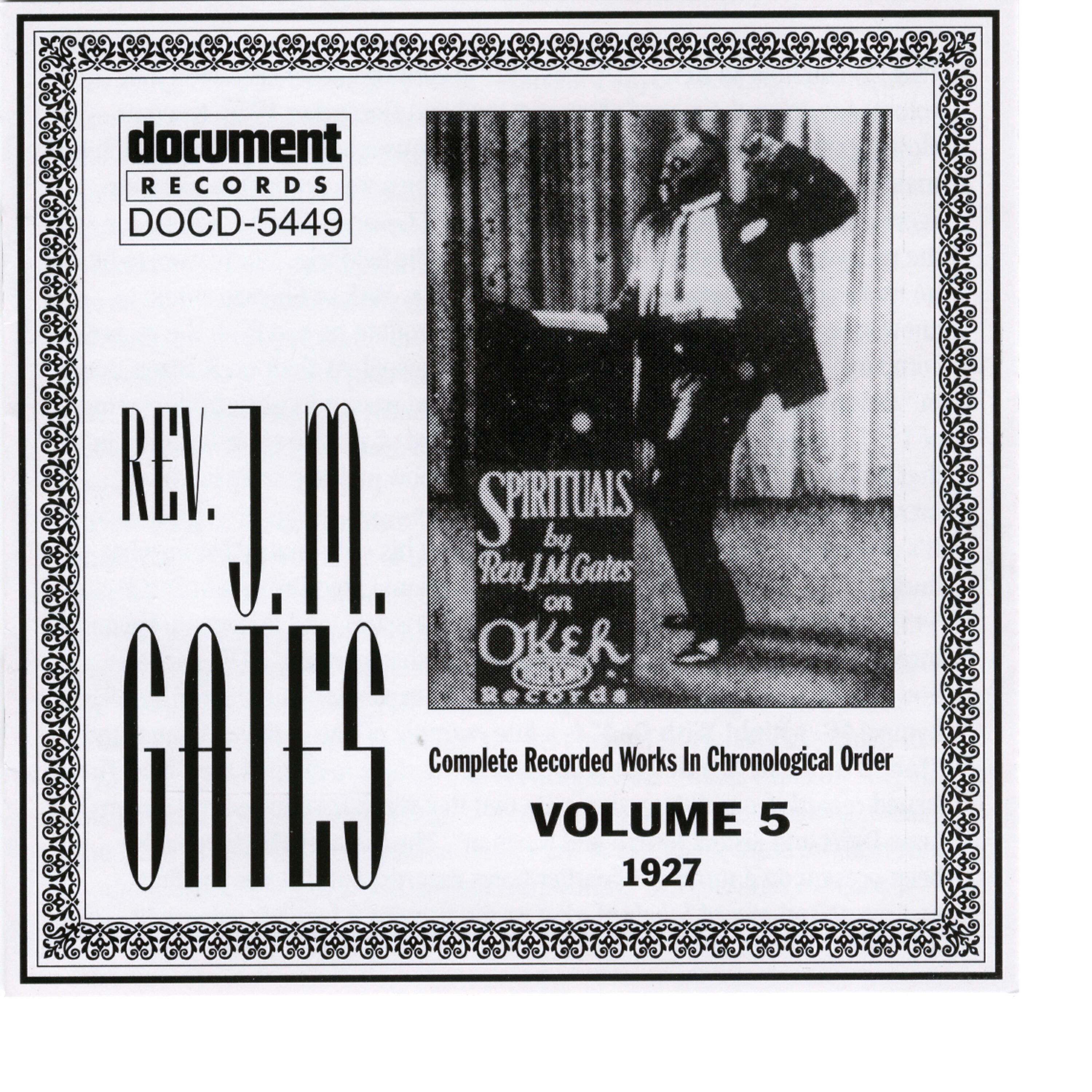 Релиз Rev. J.M. Gates Vol. 5 (1927)