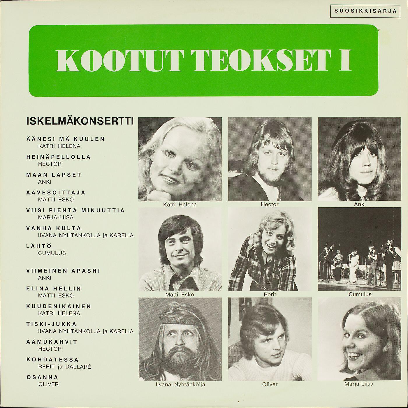 Релиз Kootut teokset I