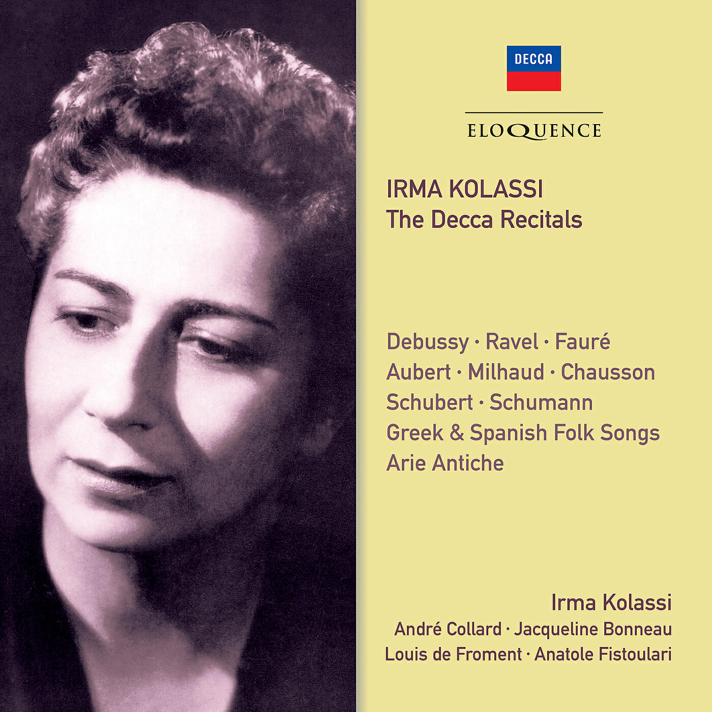 Релиз Irma Kolassi - The Decca Recitals