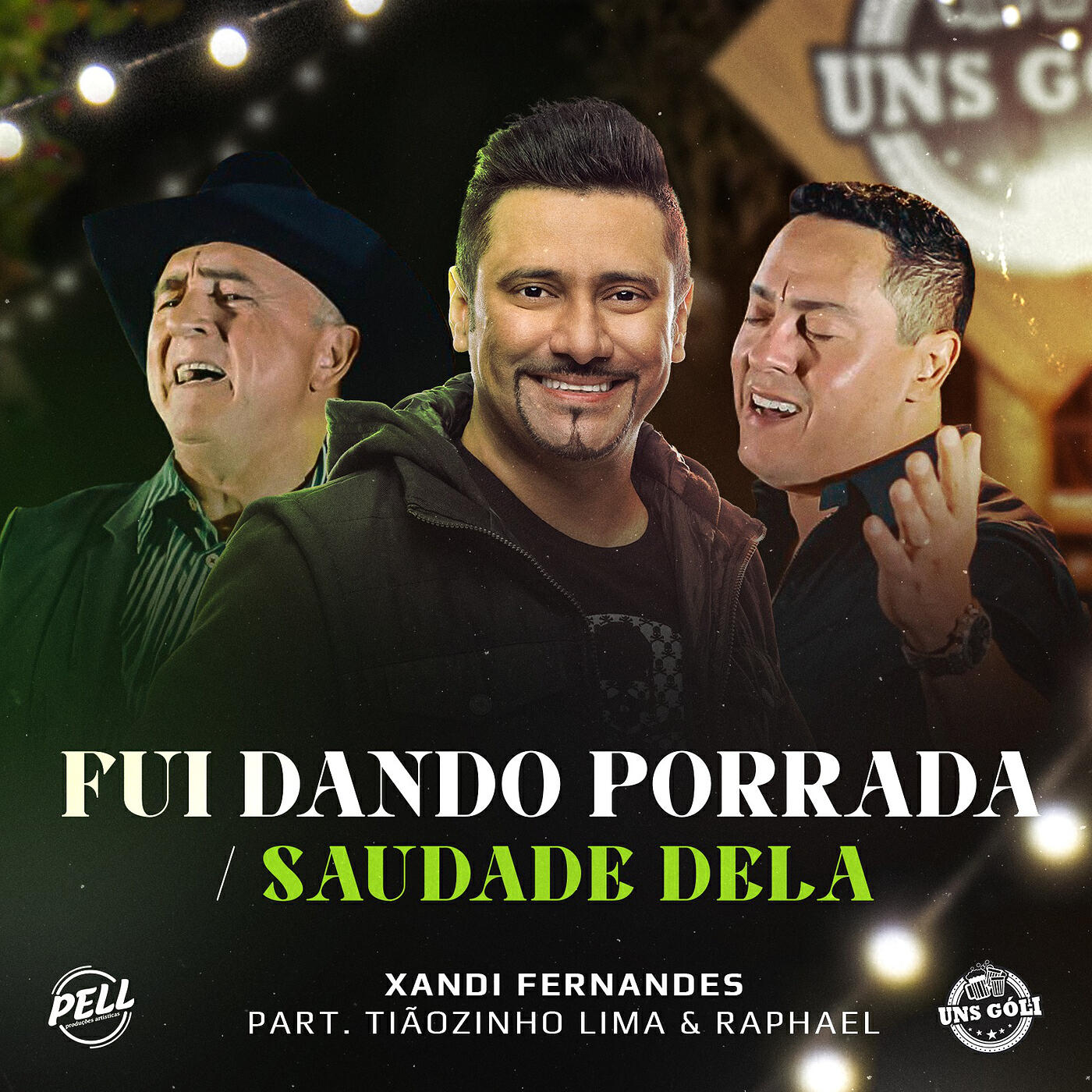 Релиз Fui Dando Porrada / Saudade Dela (Ao Vivo)