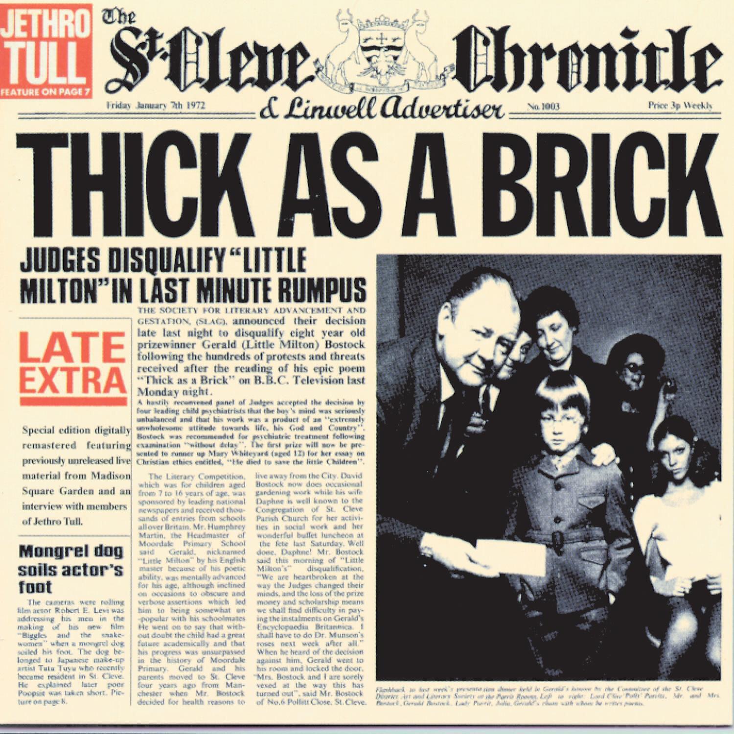 Релиз Thick as a Brick