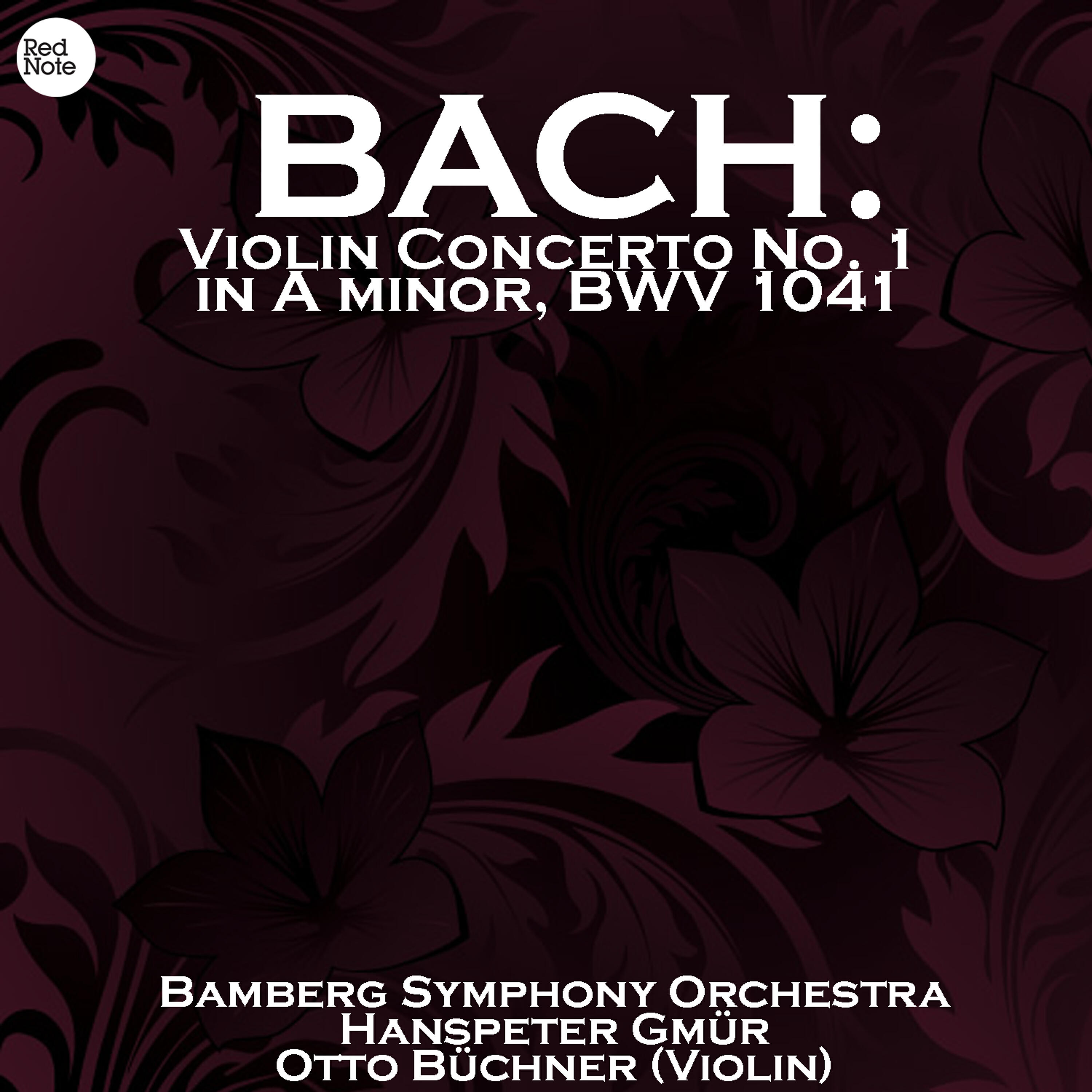 Релиз Bach: Violin Concerto No. 1 in A minor, BWV 1041