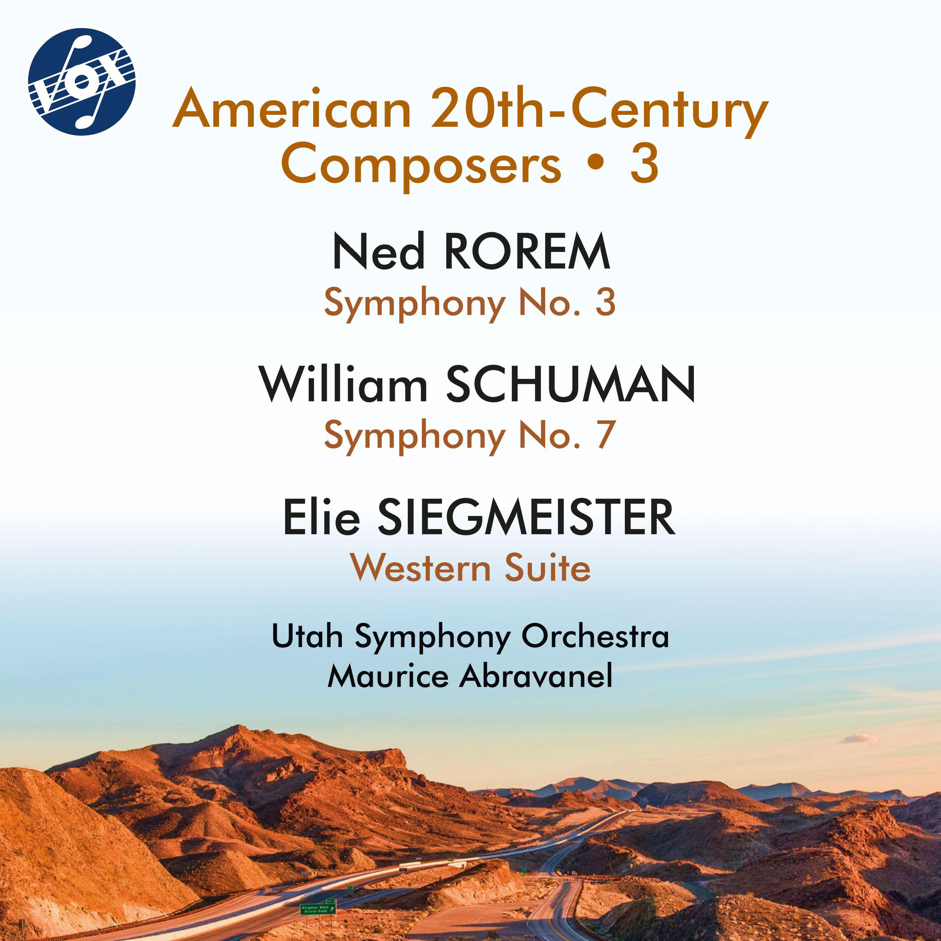 Релиз American 20th Century Composers, Vol. 3