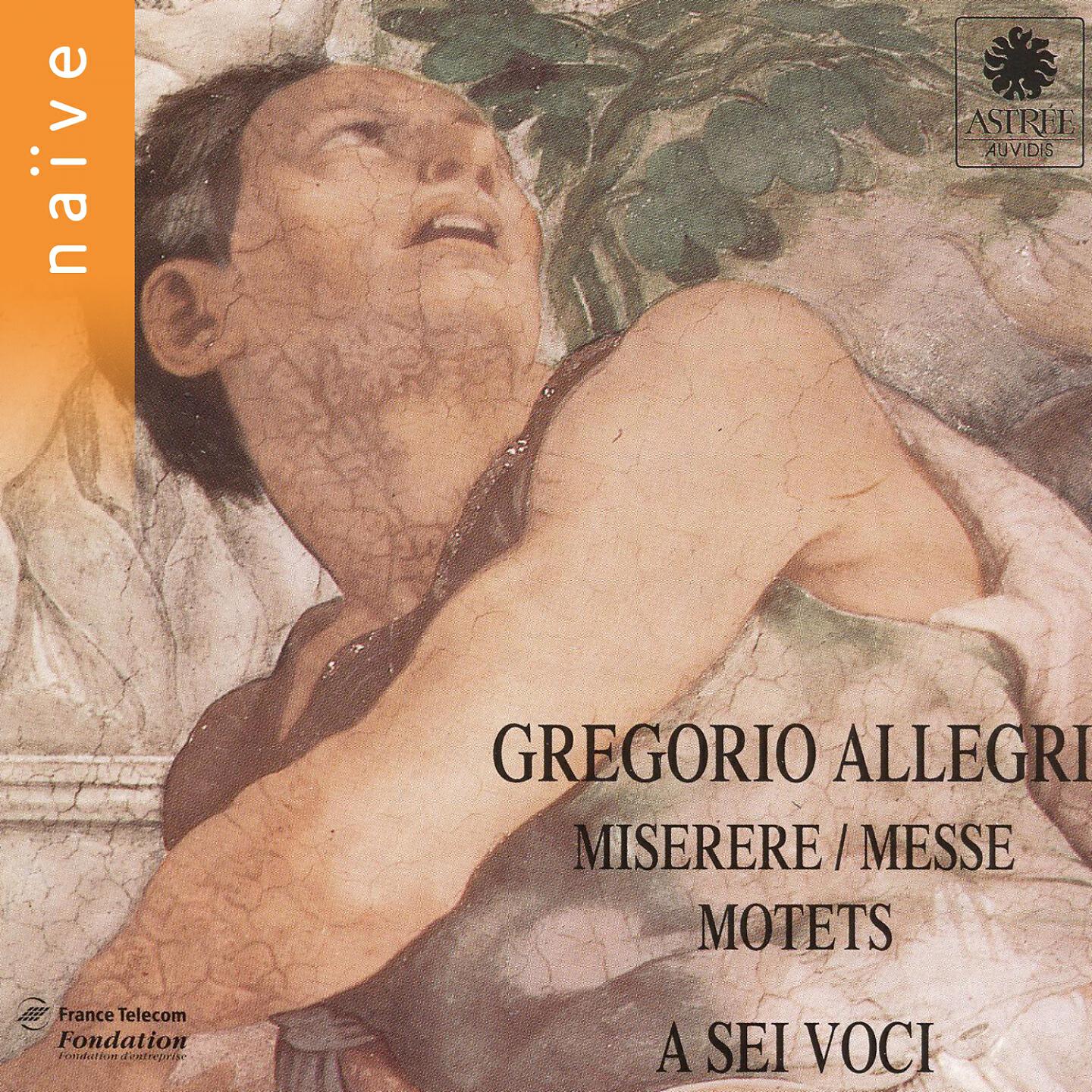 Релиз Allegri: Miserere, messe, motets