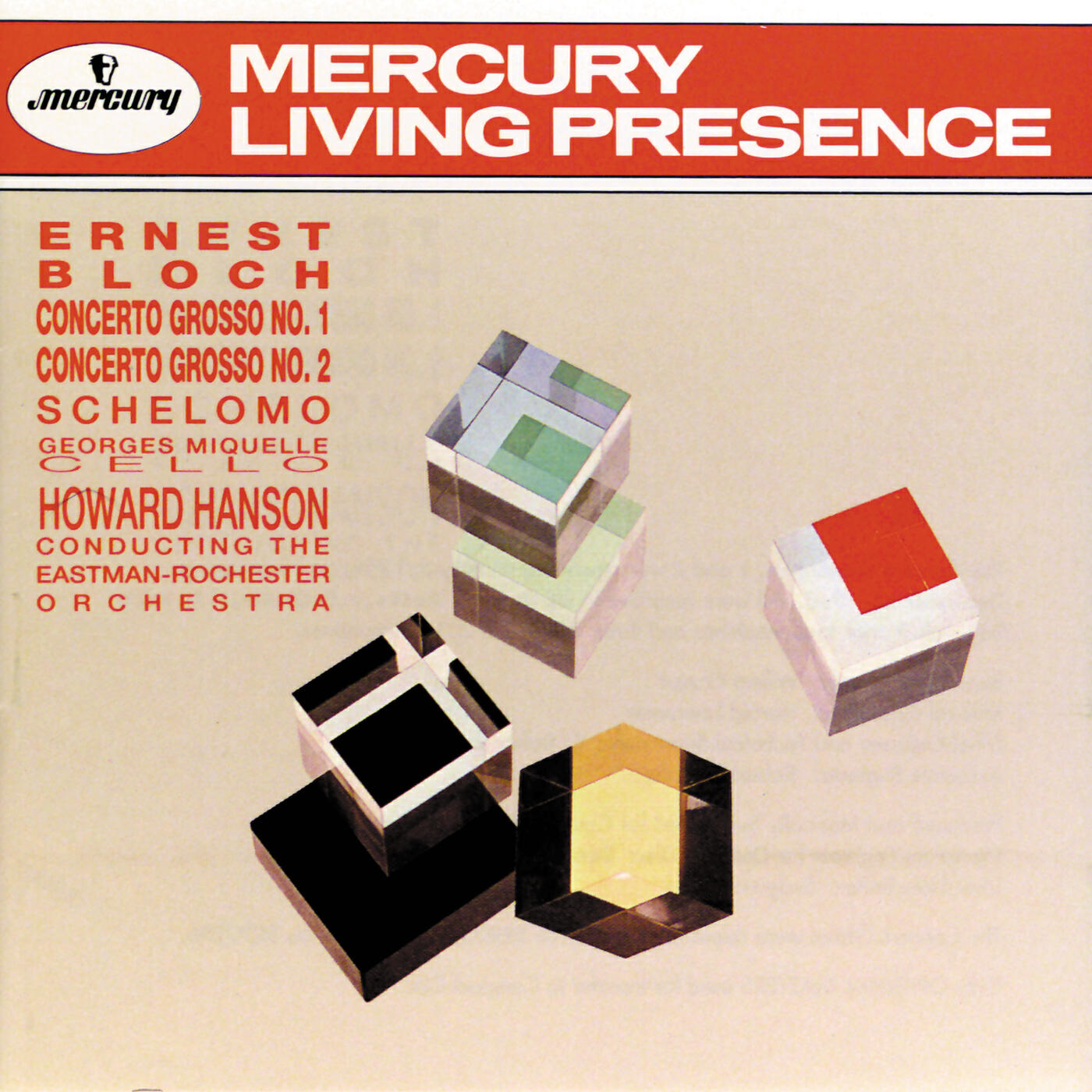 Релиз Bloch: Concerto Grosso No. 1 & No. 2/Schelomo