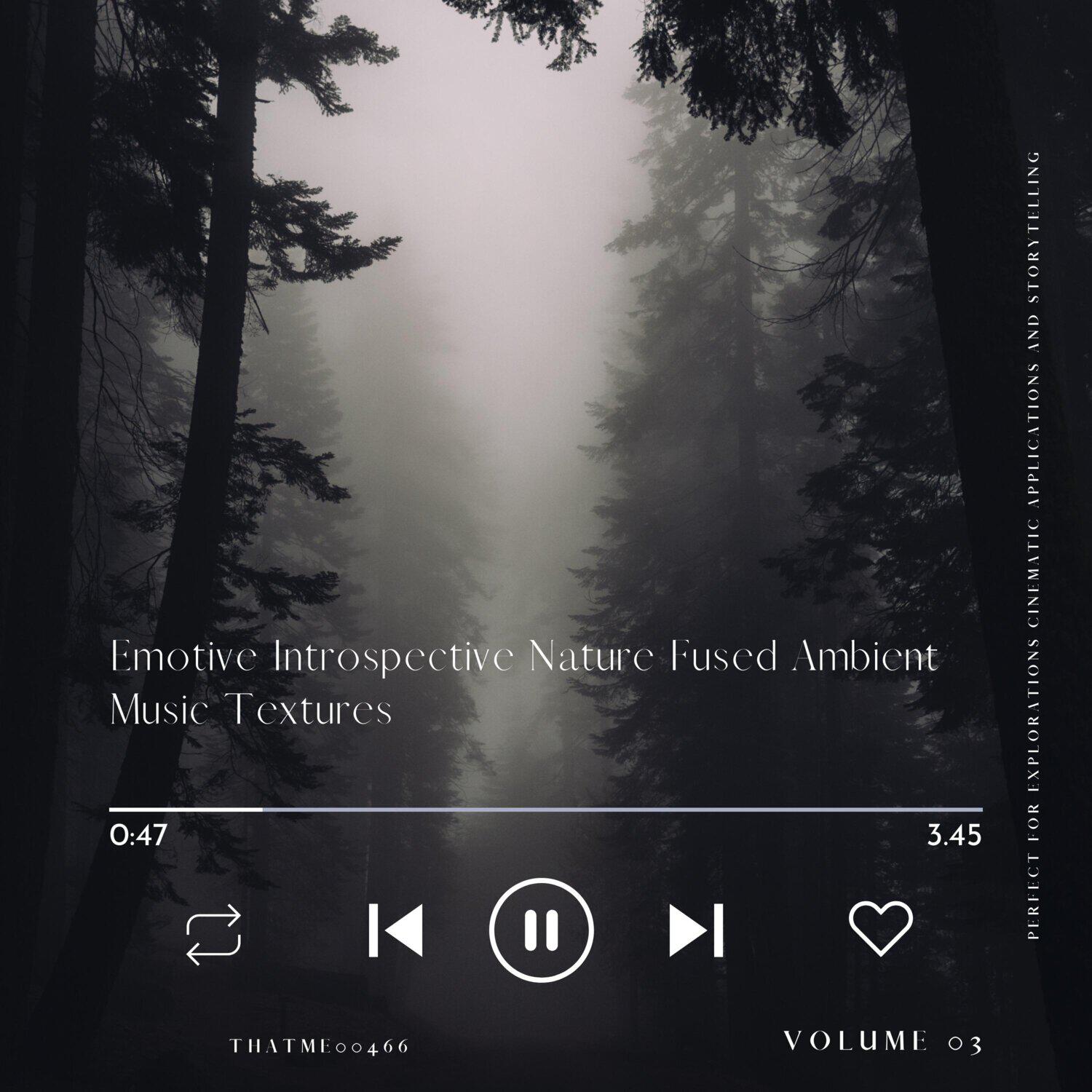 Релиз Emotive Introspective Nature Fused Ambient Music Textures - Perfect for Explorations Cinematic Applications and Storytelling, Vol. 03