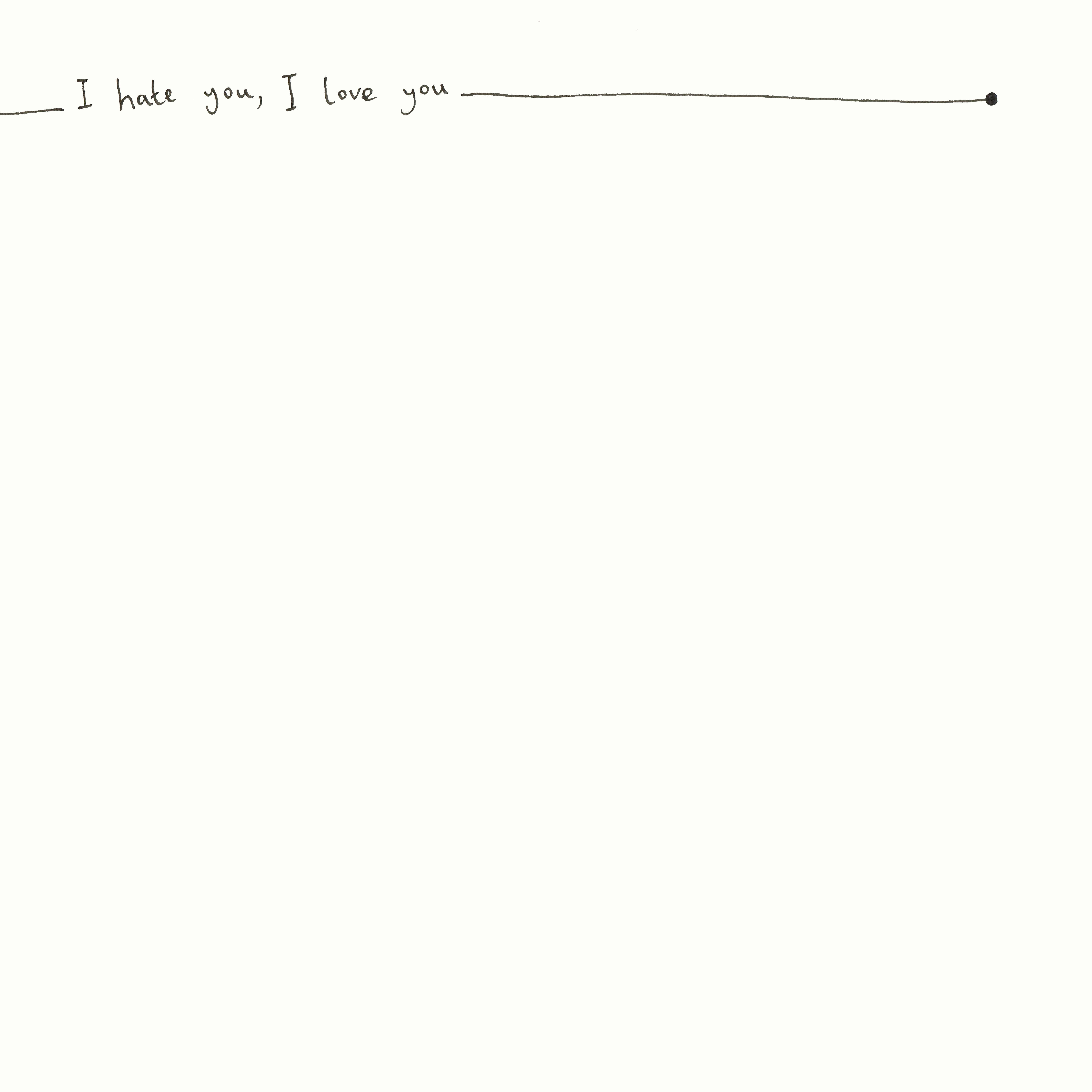 Релиз I Hate You, I Love You