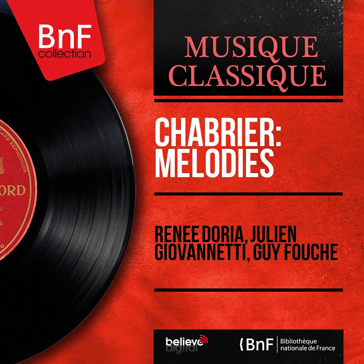 Релиз Chabrier: Mélodies (Mono Version)