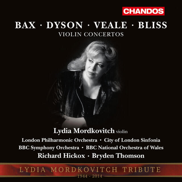 Релиз Bax, Dyson, Veale & Bliss: Violin Concertos