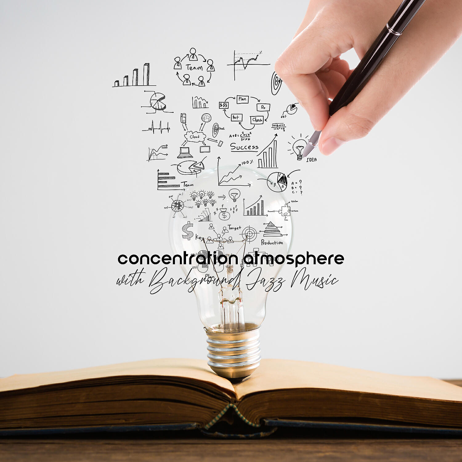 Релиз Concentration Atmosphere with Background Jazz Music. Delicate Piano Music for Learning