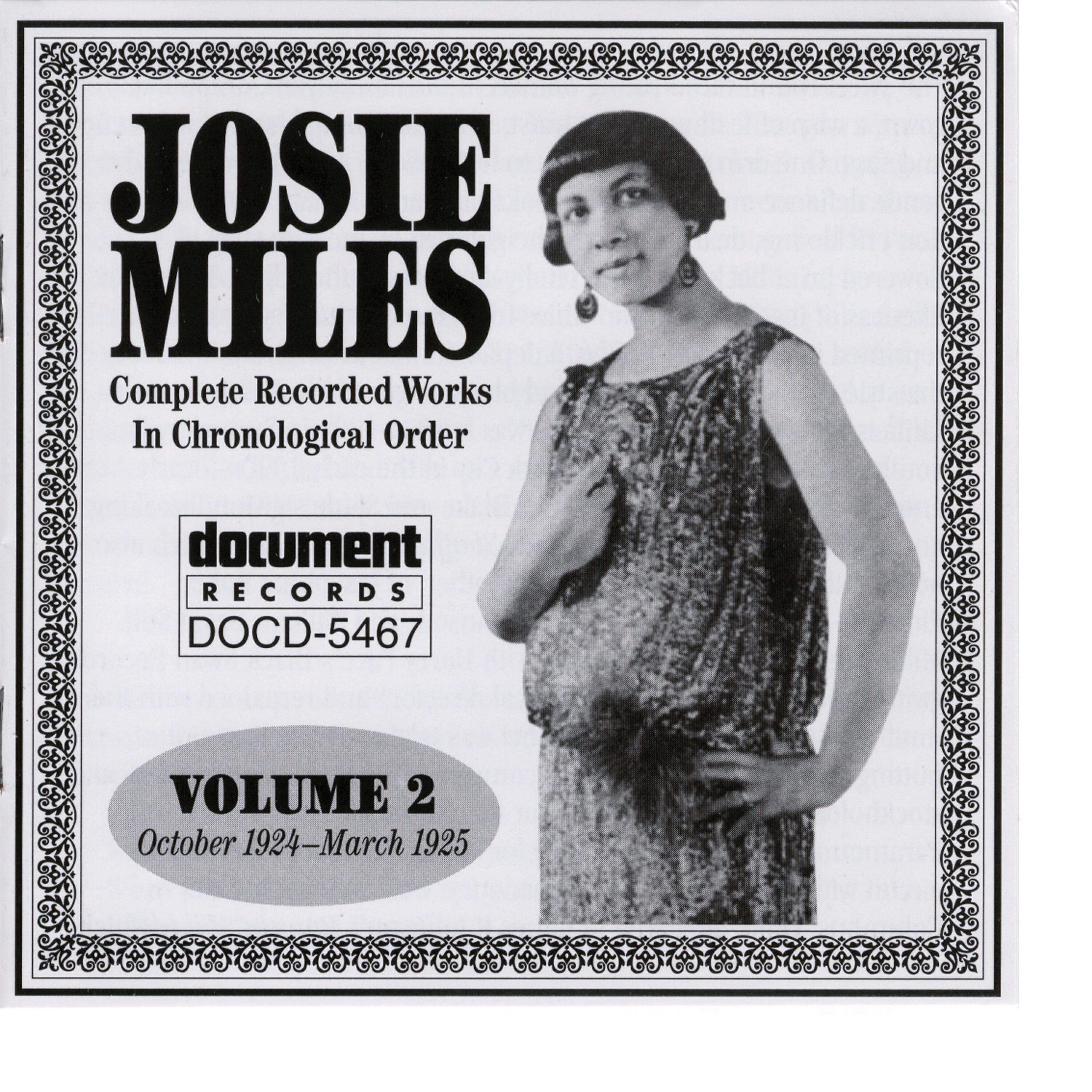 Релиз Josie Miles Vol. 2 (1924-1925)