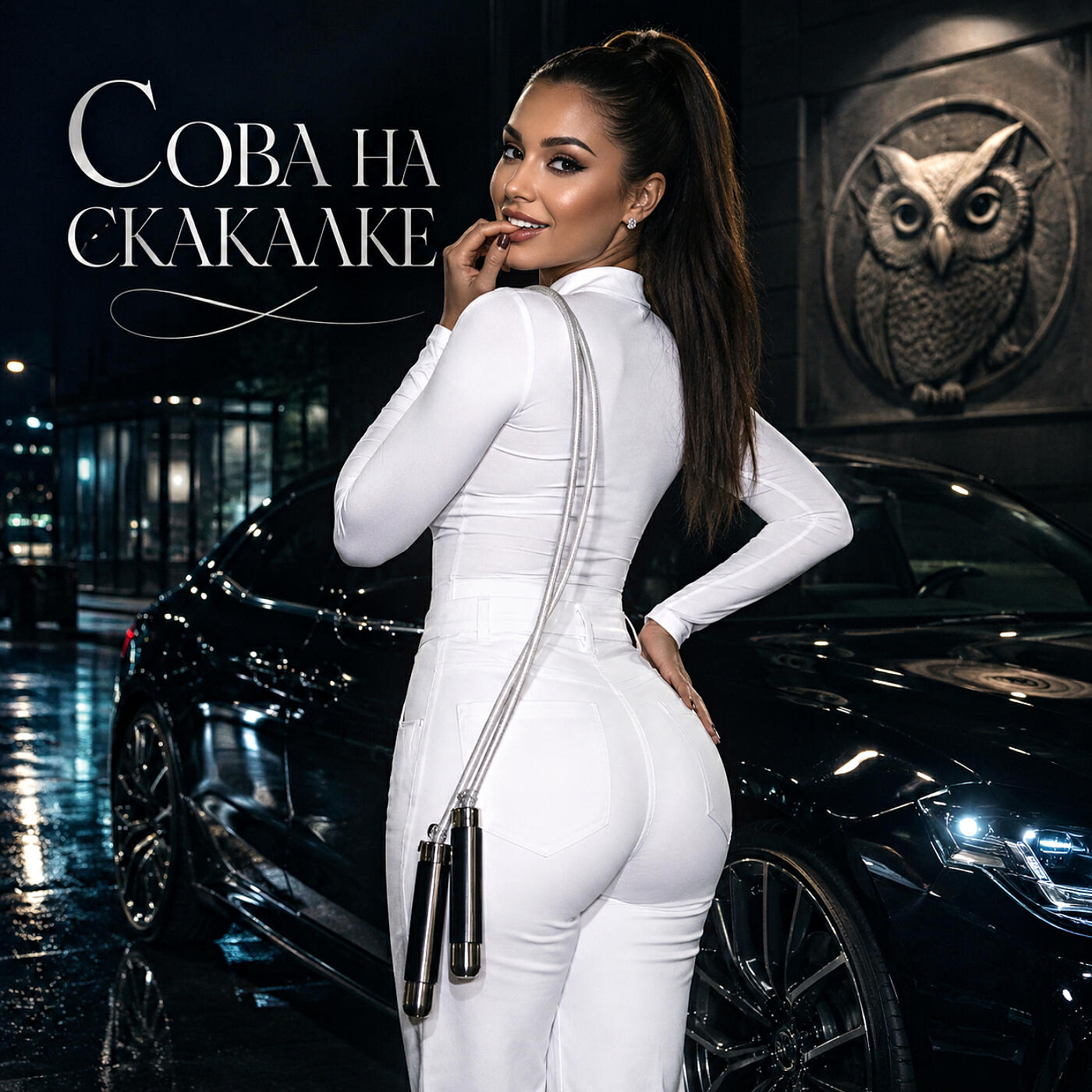 Сова на скакалке