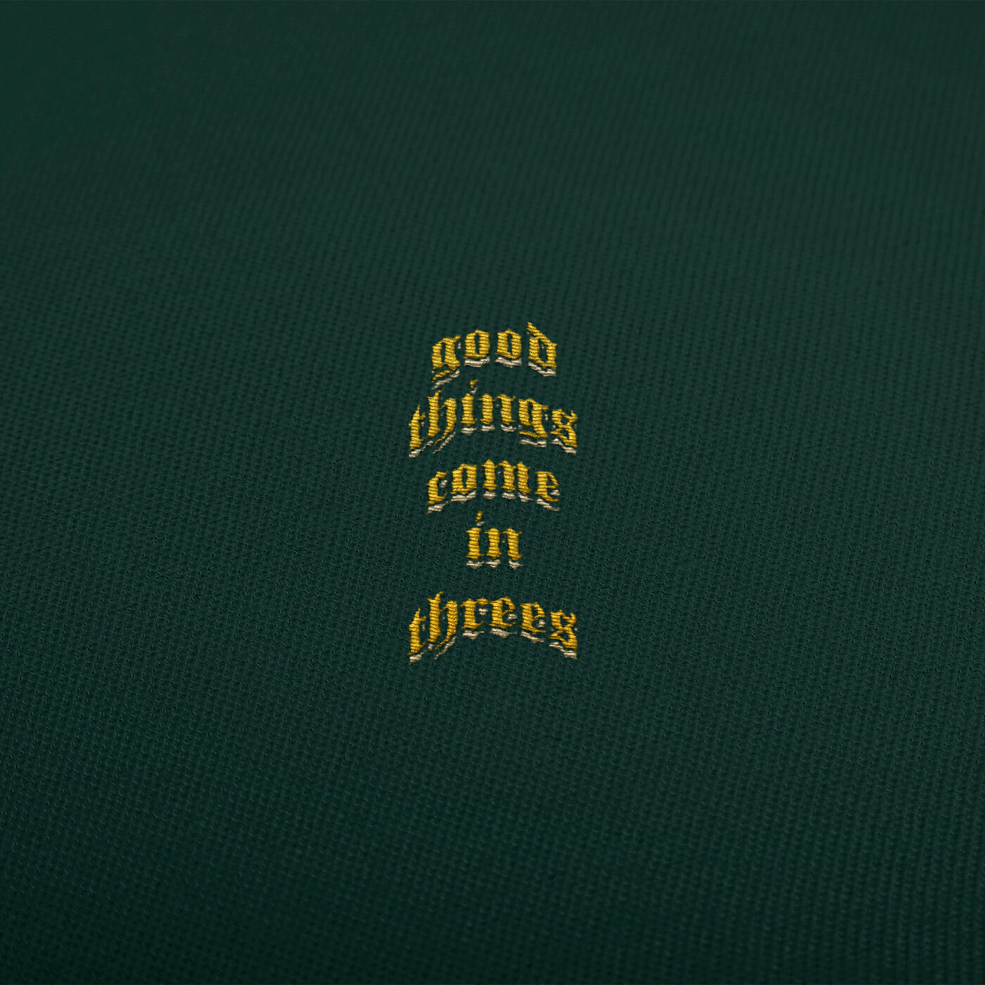 Релиз GOOD THINGS COME IN THREES