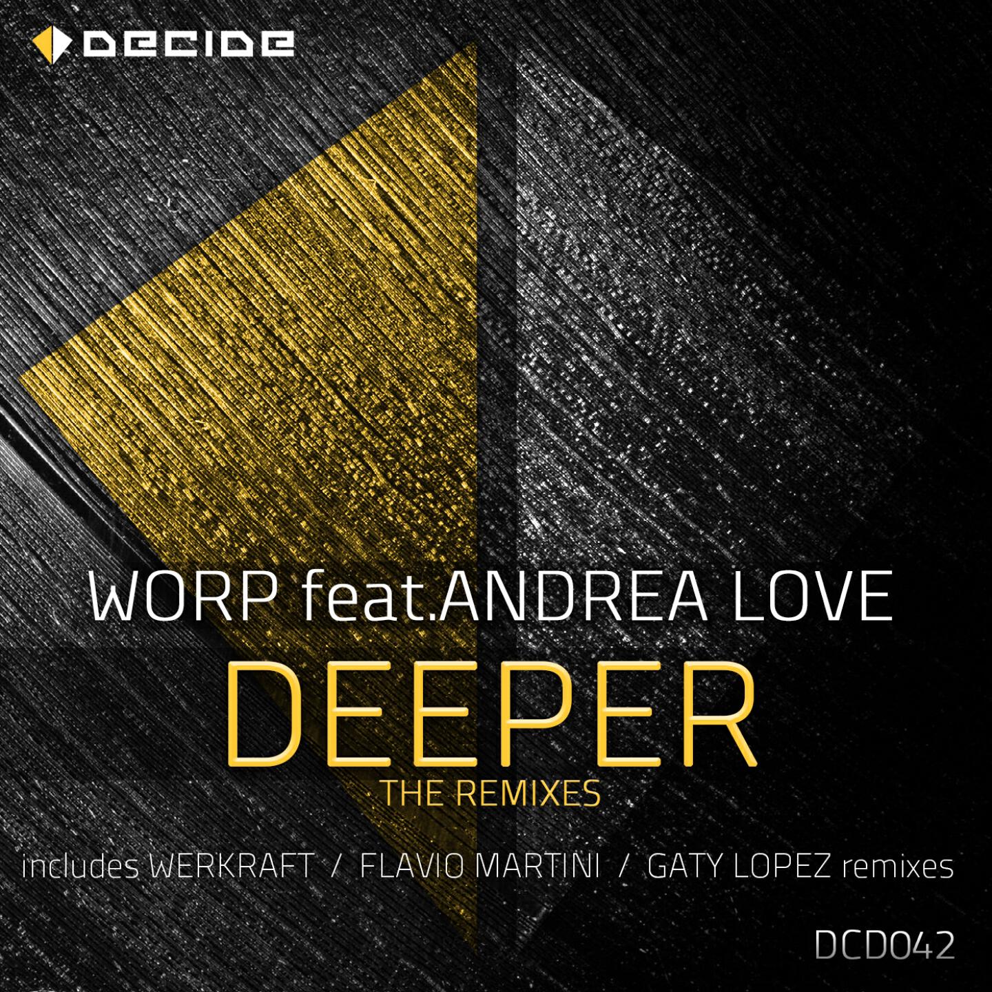 Скачать песню Worp, Andrea Love - Deeper (Gaty Lopez Remix) бесплатно в MP3 для Android и iOS