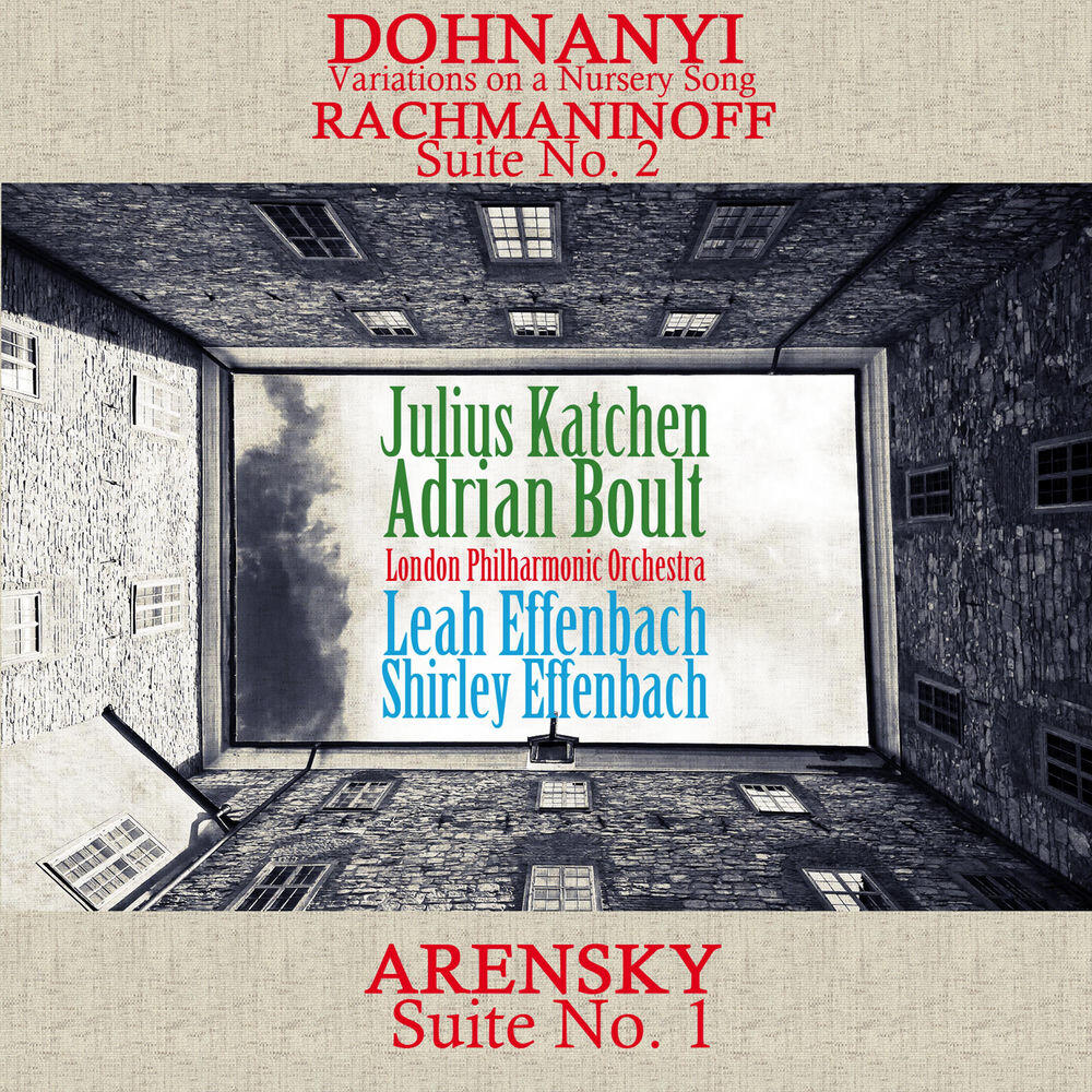 Релиз Dohnanyi: Variations on a Nursery Song / Rachmaninoff: Suite, No. 2 / Arensky: Suite, No. 1
