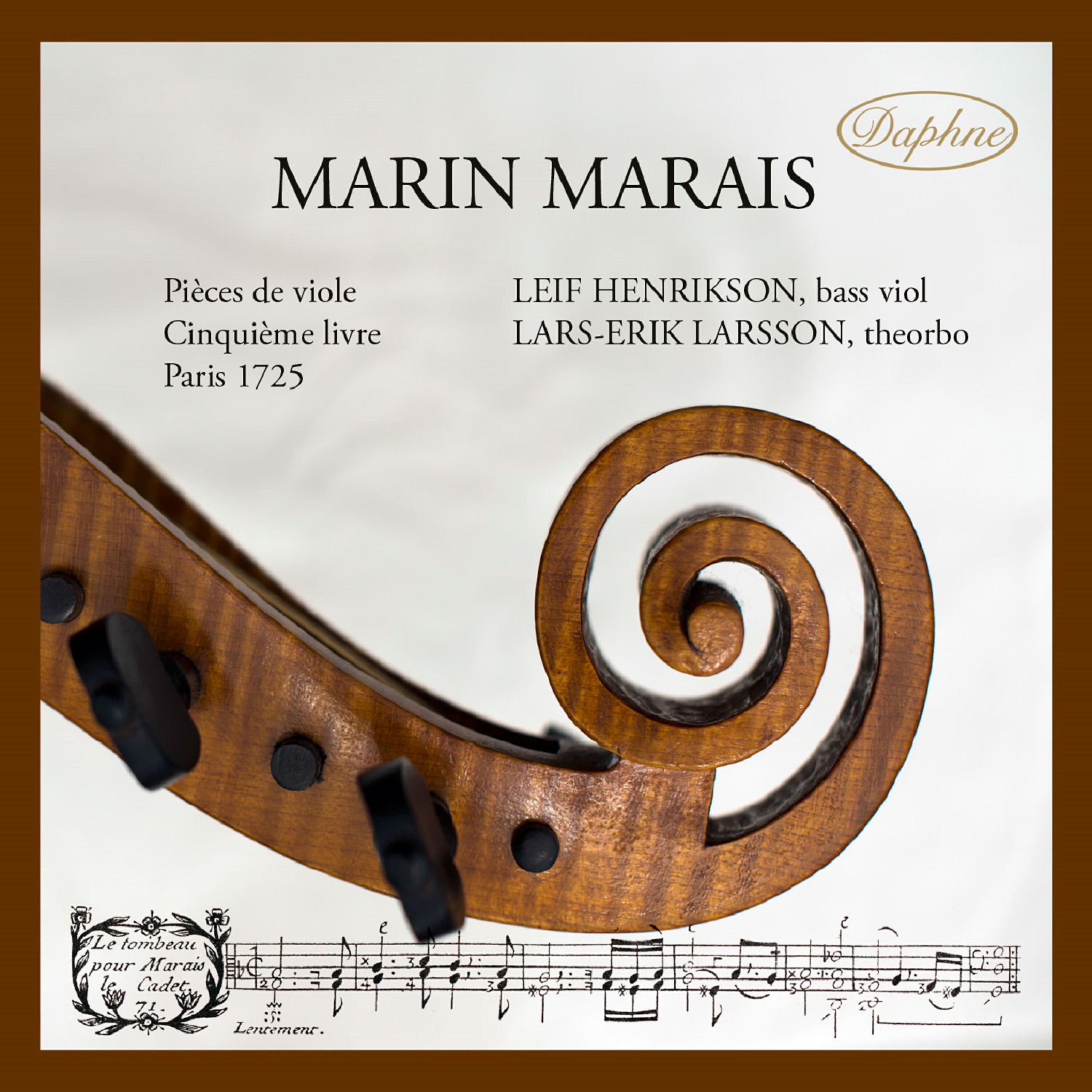 Релиз Marin Marais: Pièces de violes Cinquième livre