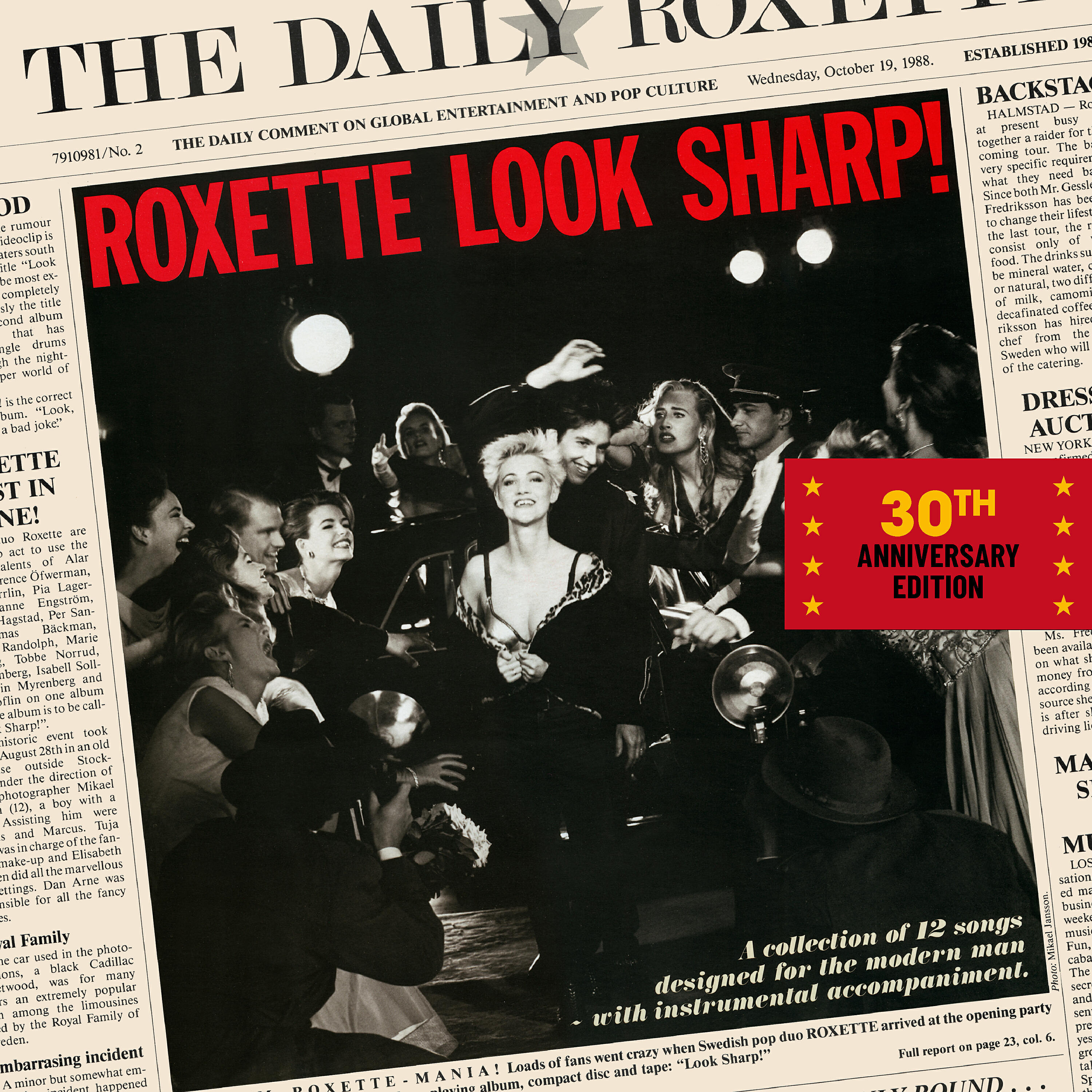 Roxette, Per Gessle - Let's Party! (B-side 'I Want You To Know' - T&A Demo, 14 July, 1988)