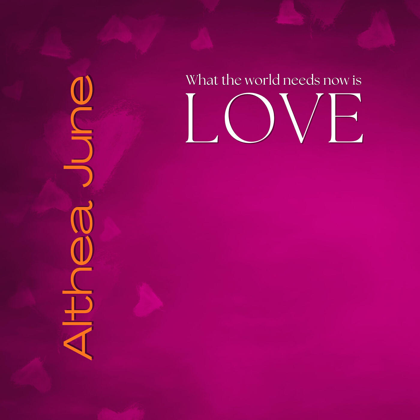 Релиз What the World Needs Now Is Love