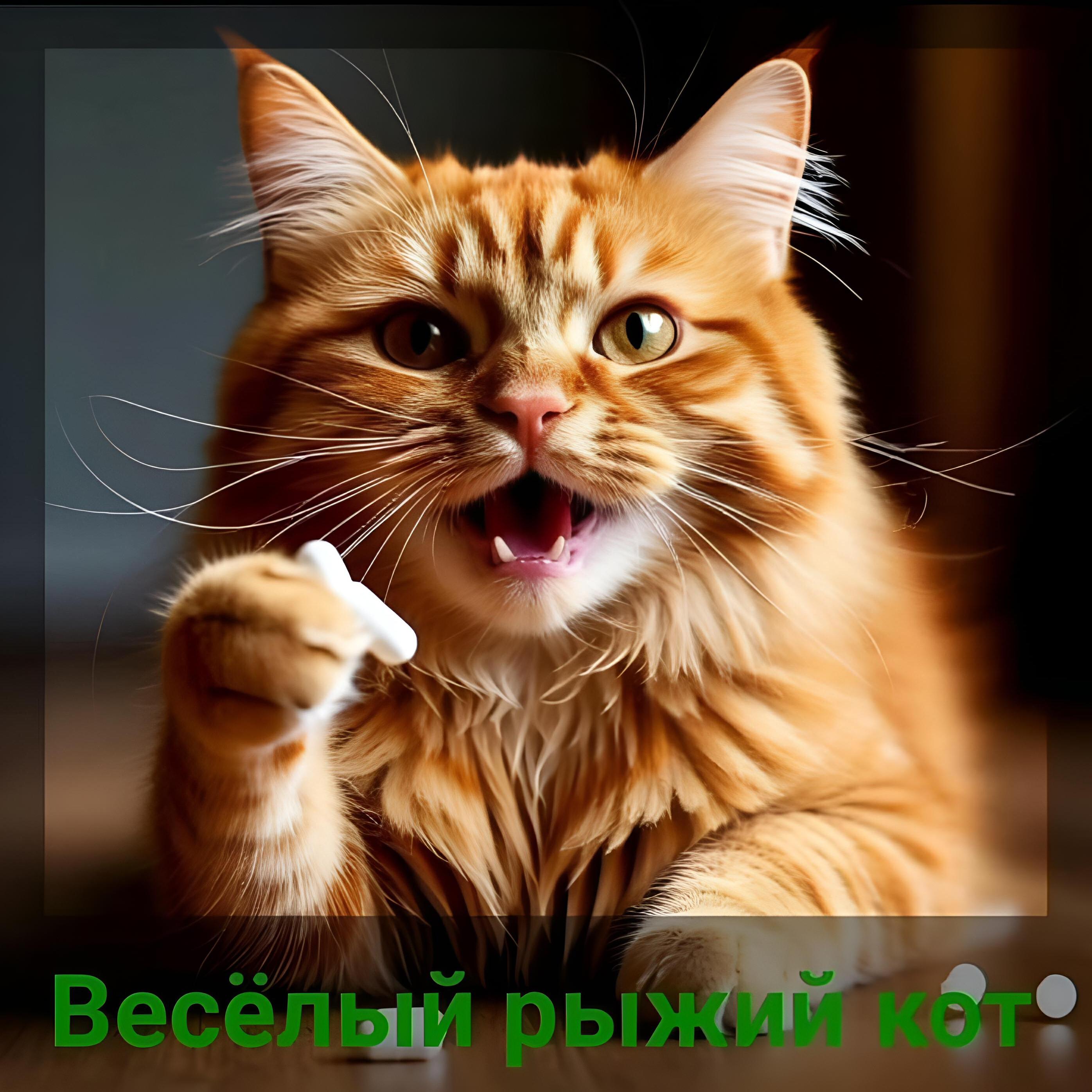 Релиз Веселый рыжий кот