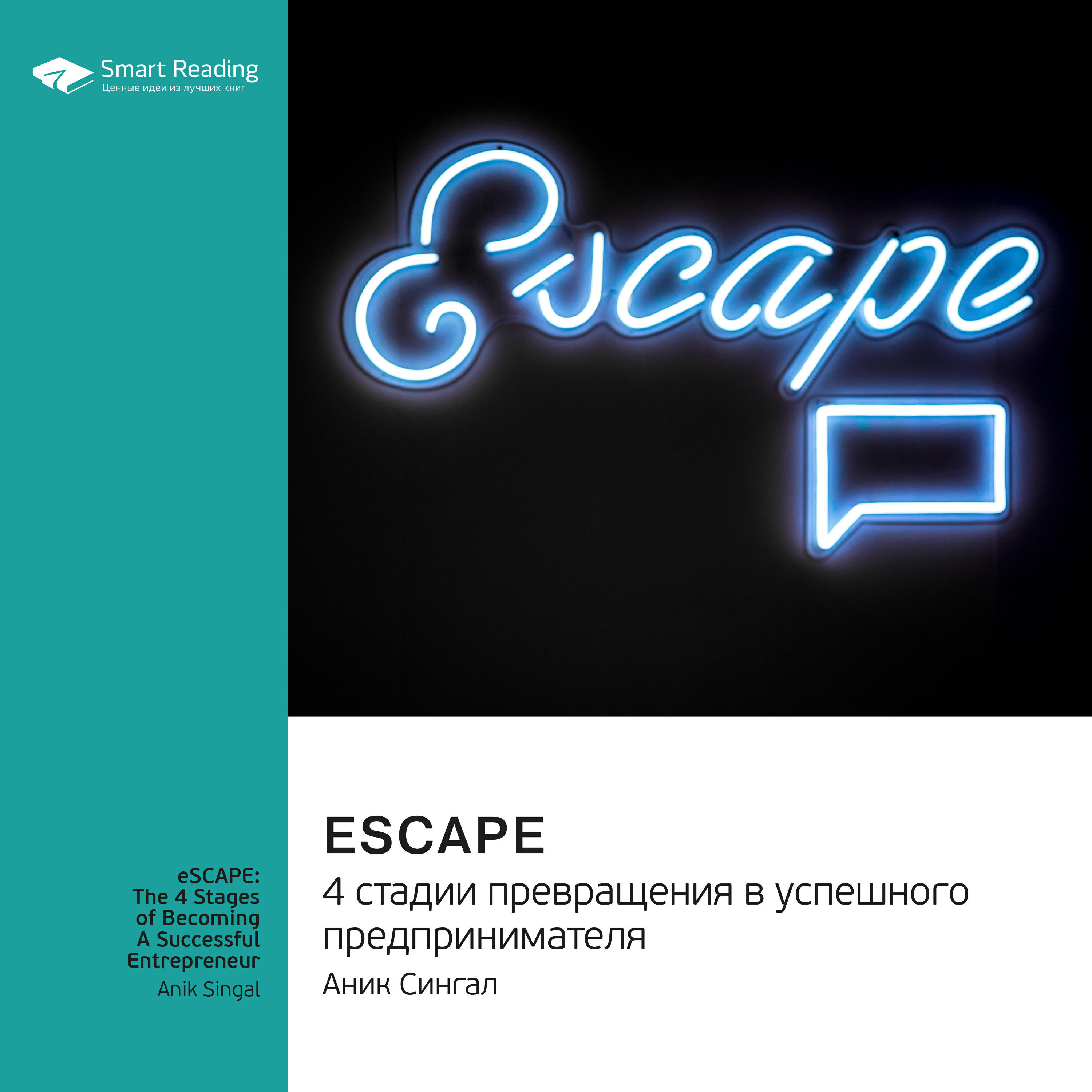 Книга eSCAPE: 4 стадии превращения в успешного предпринимателя. Аник Сингал. Саммари