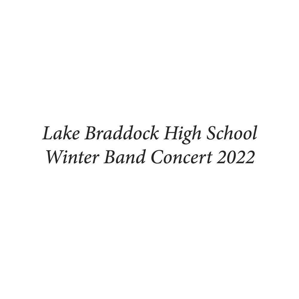 Lake Braddock Concert III Band