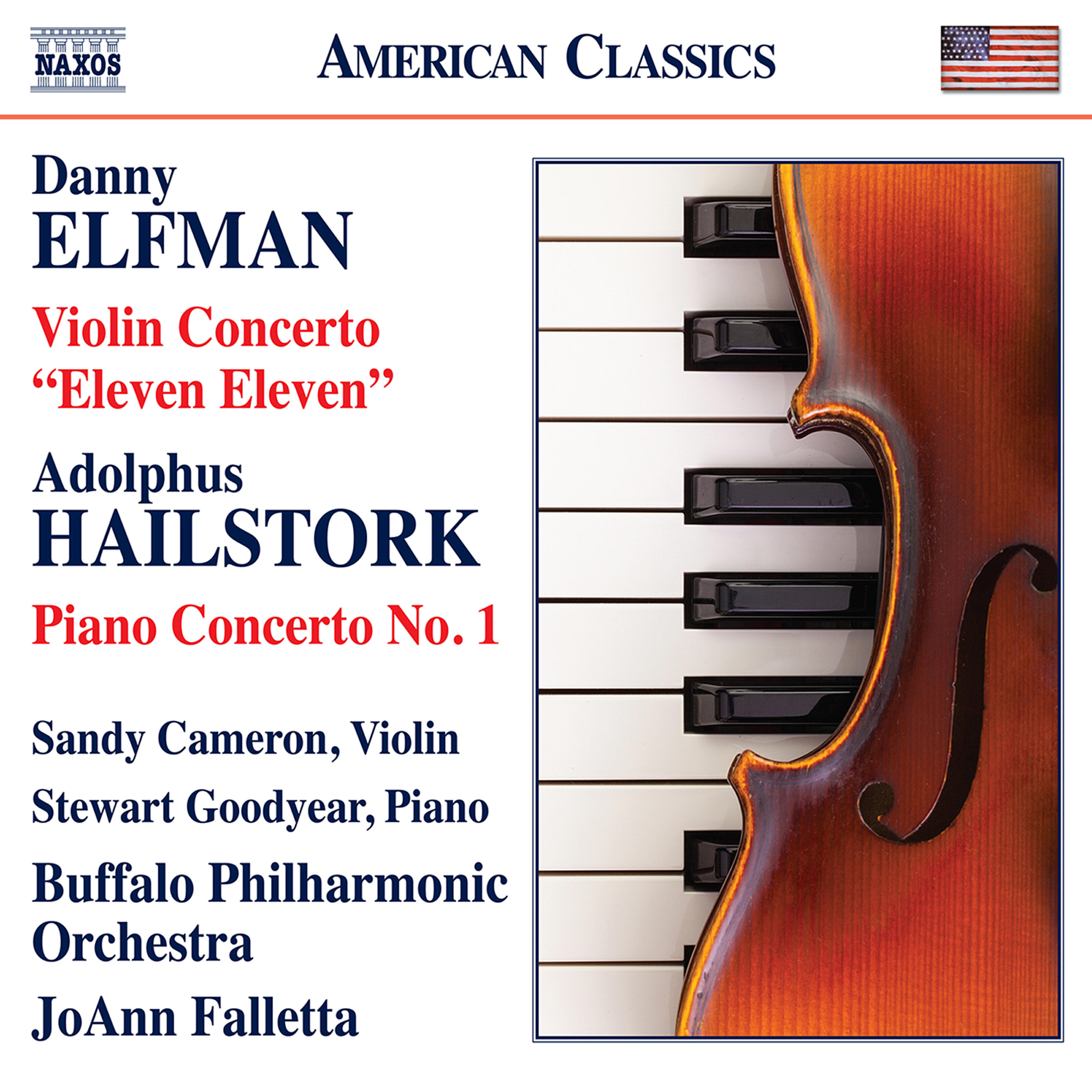 Релиз Elfman: Violin Concerto, 'Eleven Eleven' - Hailstork: Piano Concerto No. 1