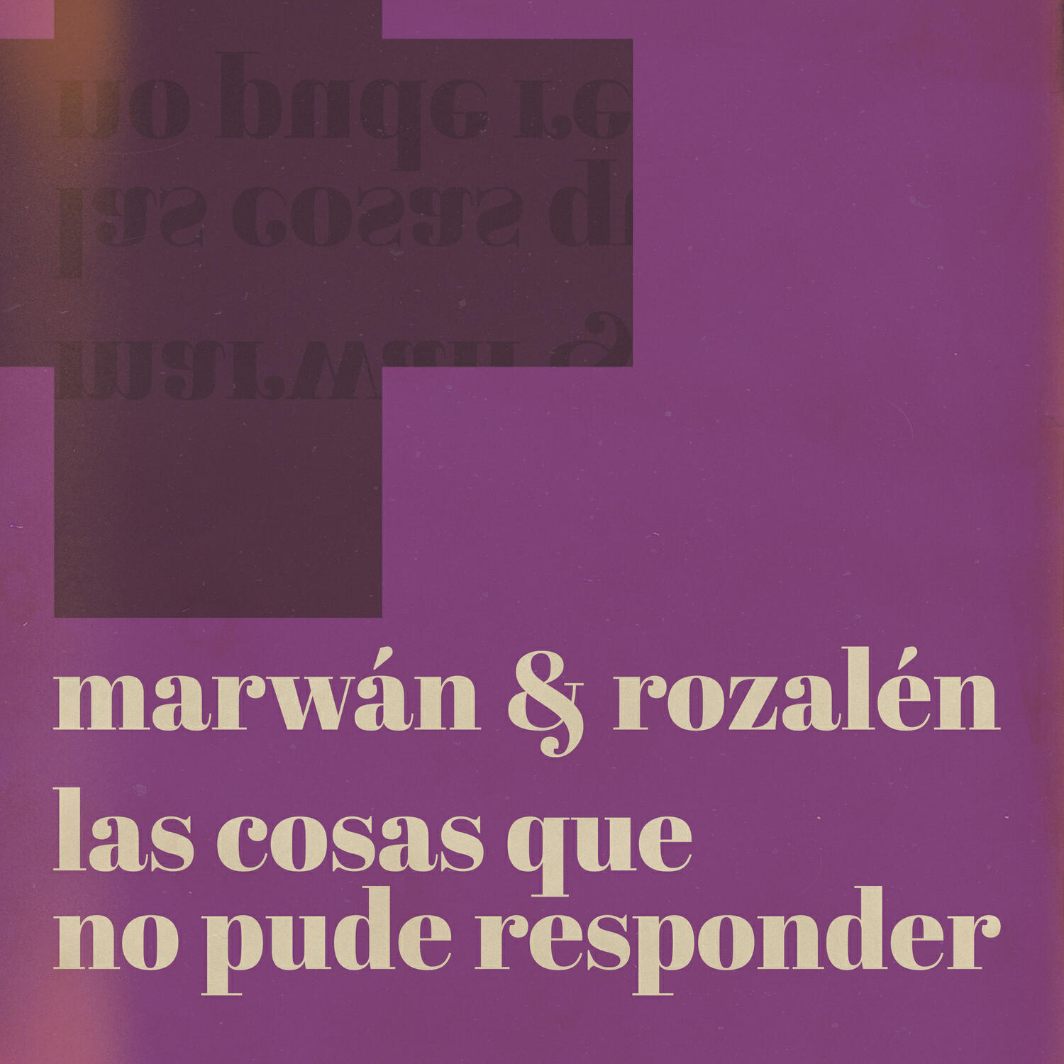 Релиз Las Cosas Que No Pude Responder