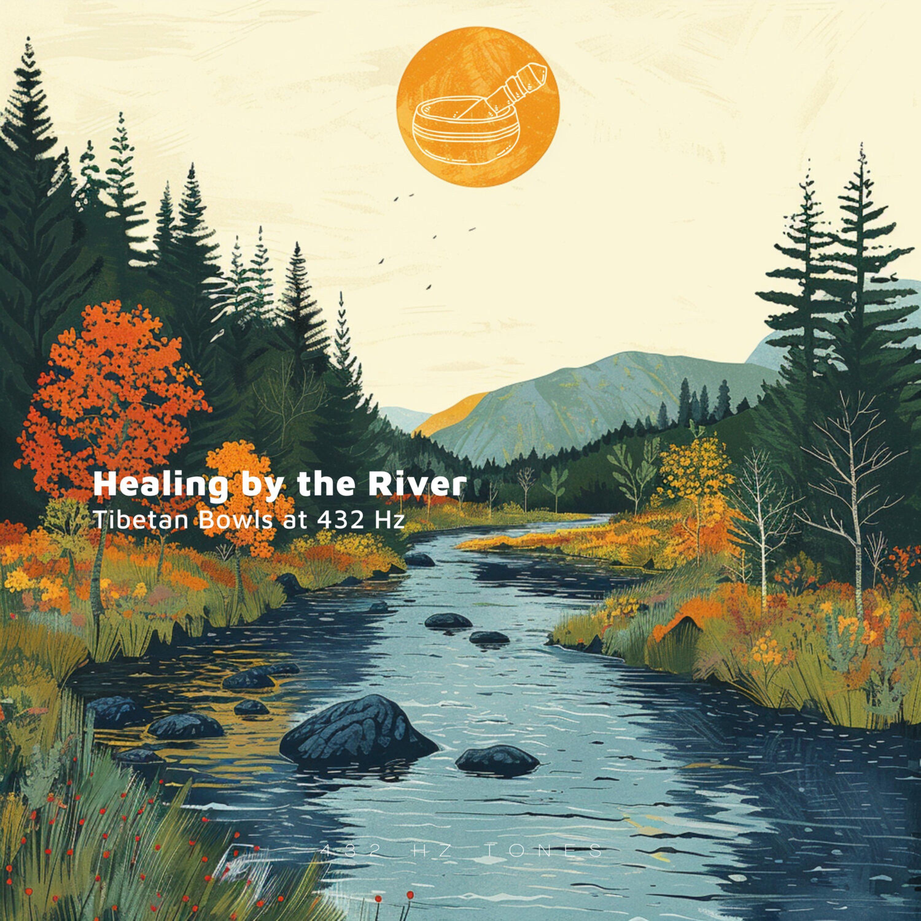 Релиз Healing by the River: Tibetan Bowls at 432 Hz