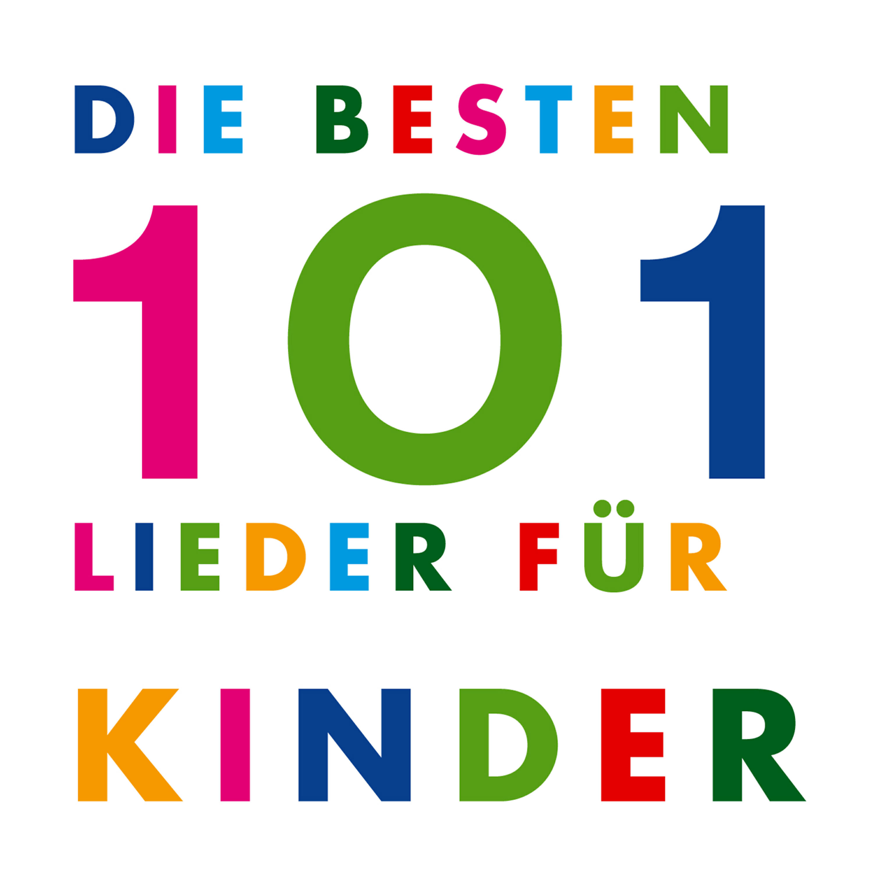 Релиз Die 101 besten Kinderlieder - Heidi - Schnappi - Die Jahresuhr - Wer hat an der Uhr gedreht ? - Tsch Tschu Wa - Das Rote Pferd - Die Biene Maja