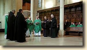 Choeur des moines de l'abbaye de Solesmes