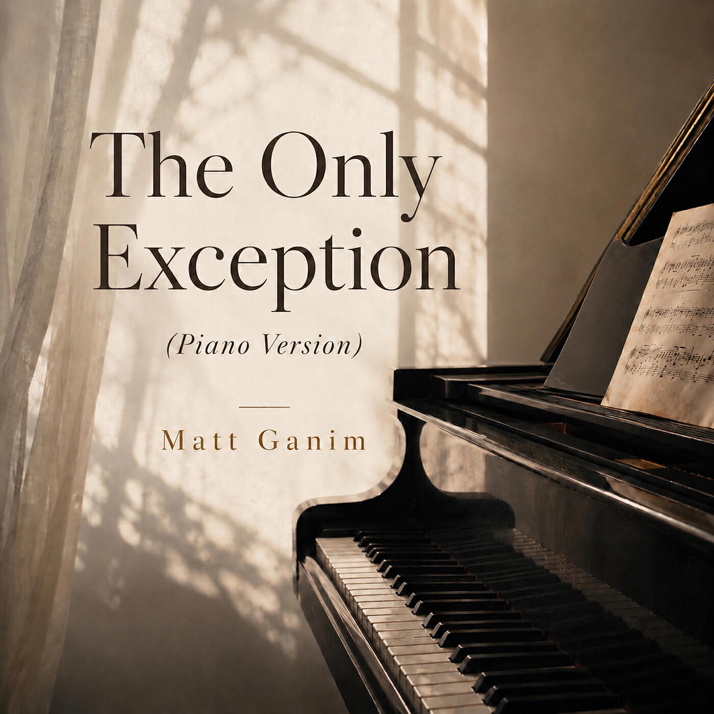 Релиз The Only Exception (Piano Version)