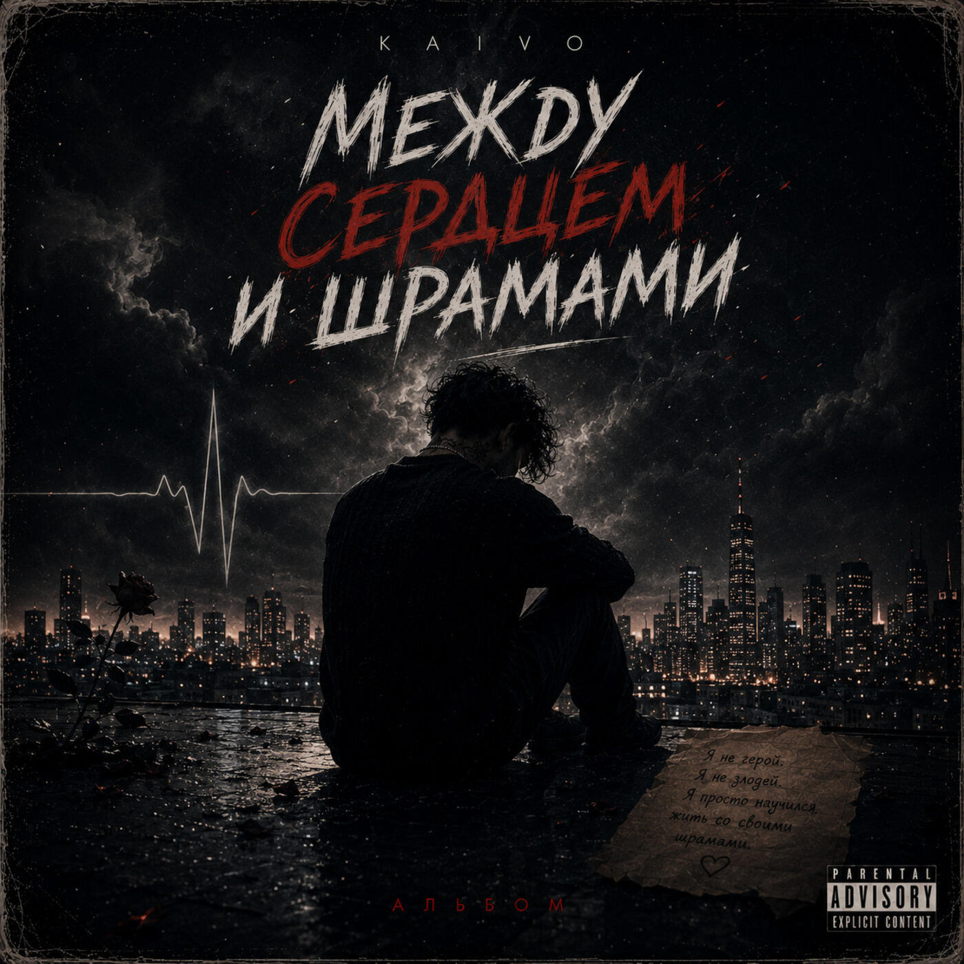 Релиз Между сердцем и шрамами