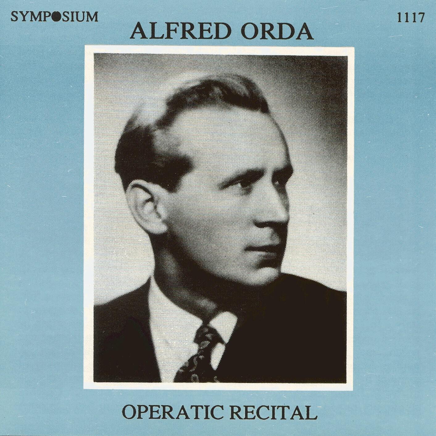 Релиз Operatic Recital: Alfred Orda (1963-1977)