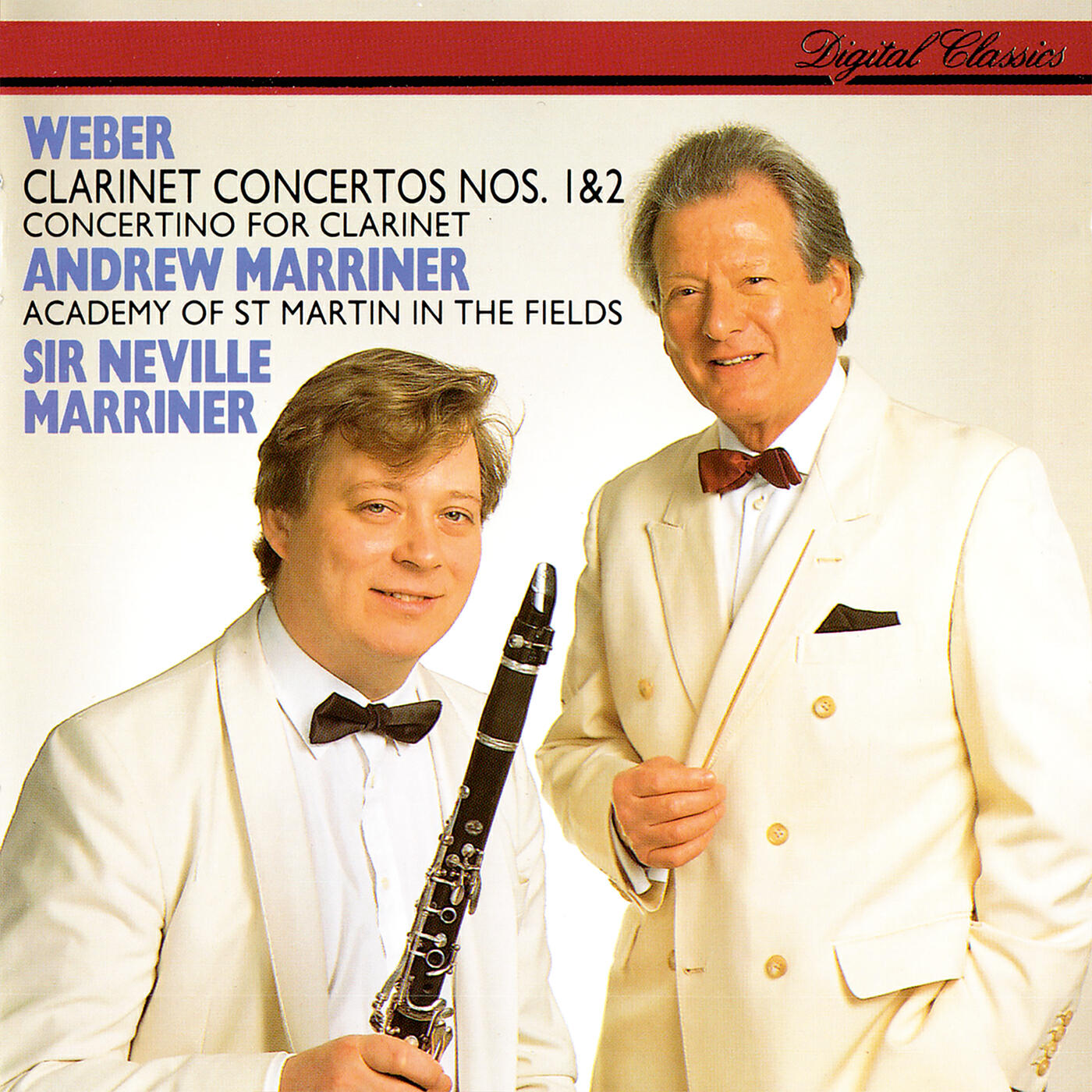 Релиз Weber: Clarinet Concertos Nos. 1 & 2; Clarinet Concertino
