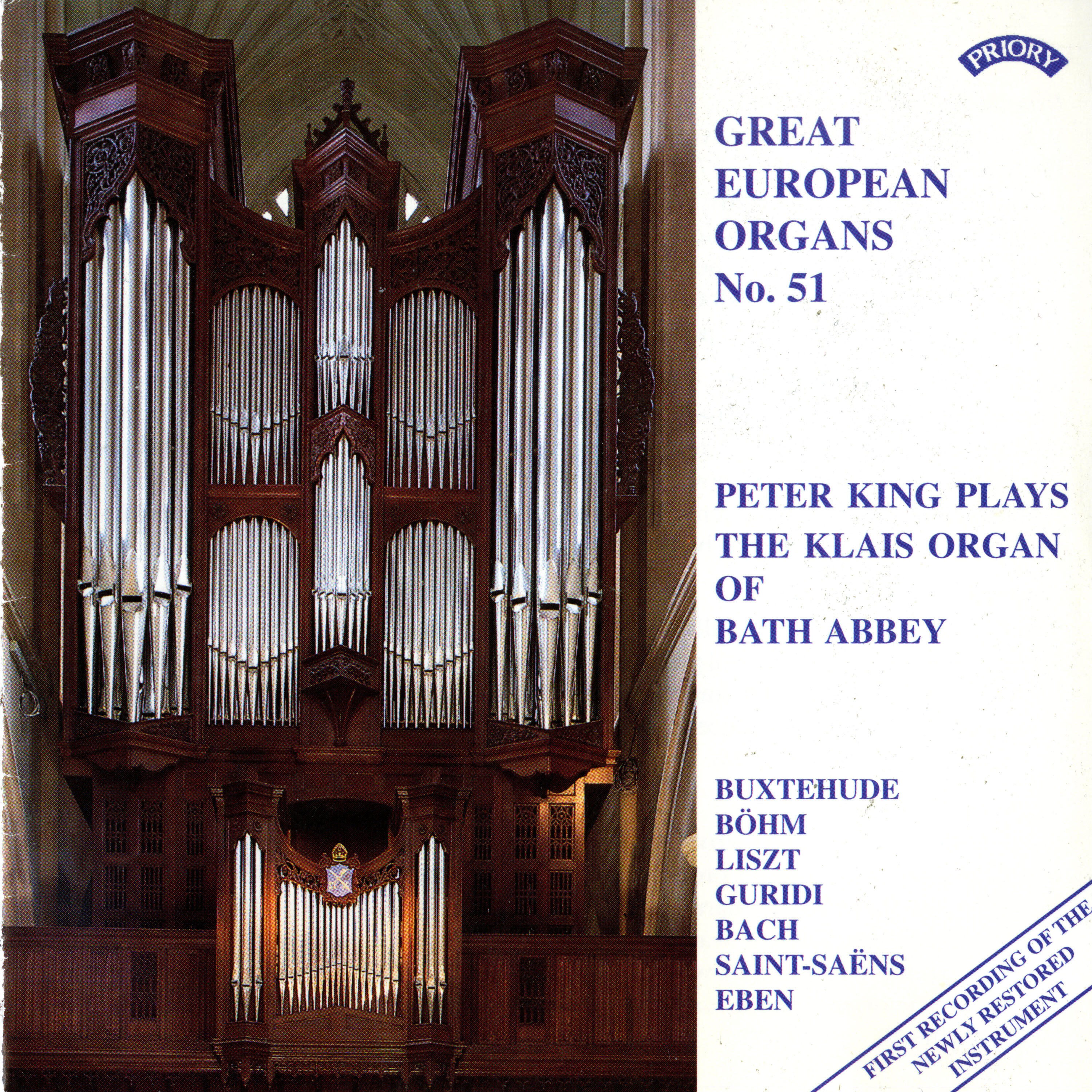 Релиз Great European Organs, Vol. 51: Bath Abbey