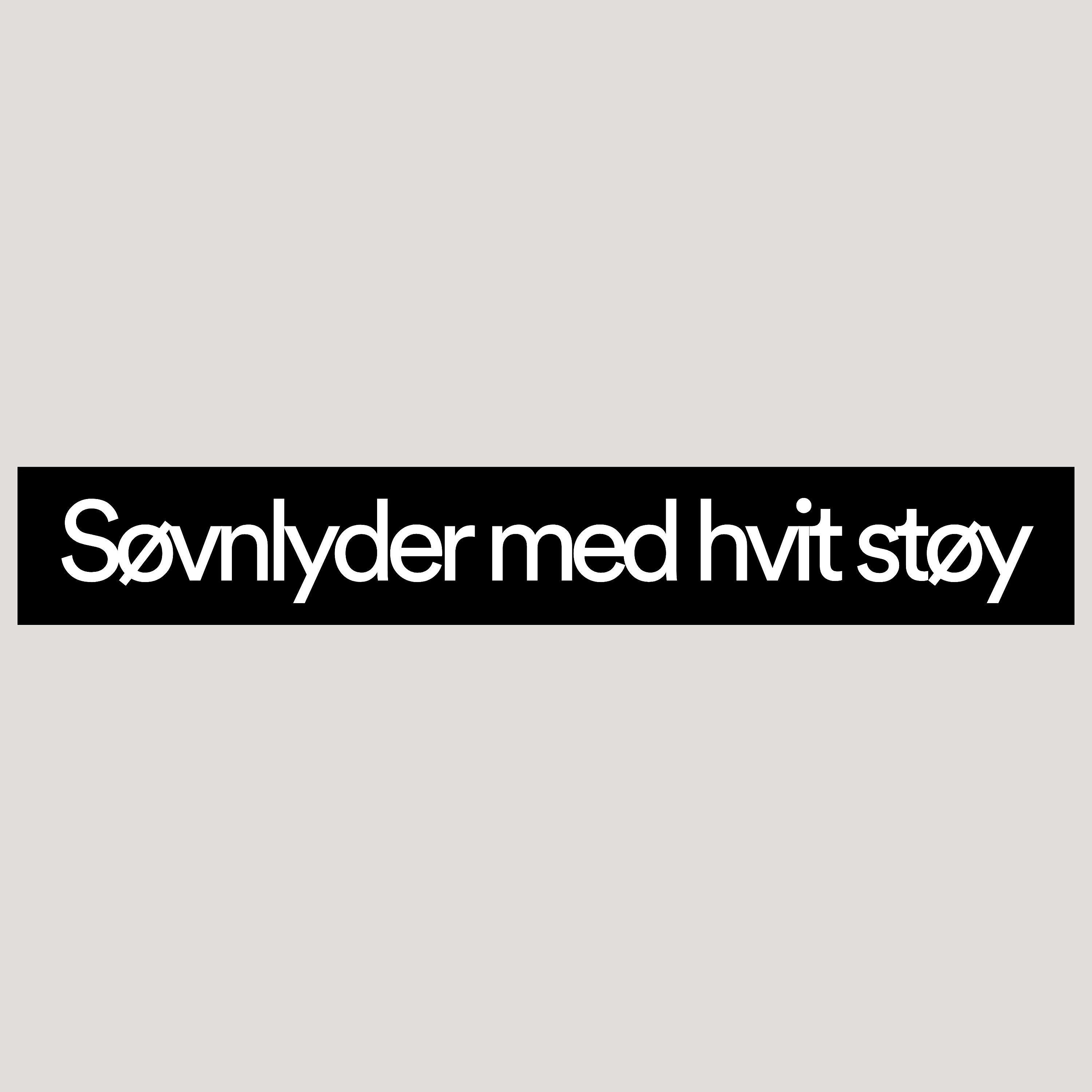 Hvit støy for absolutt søvn