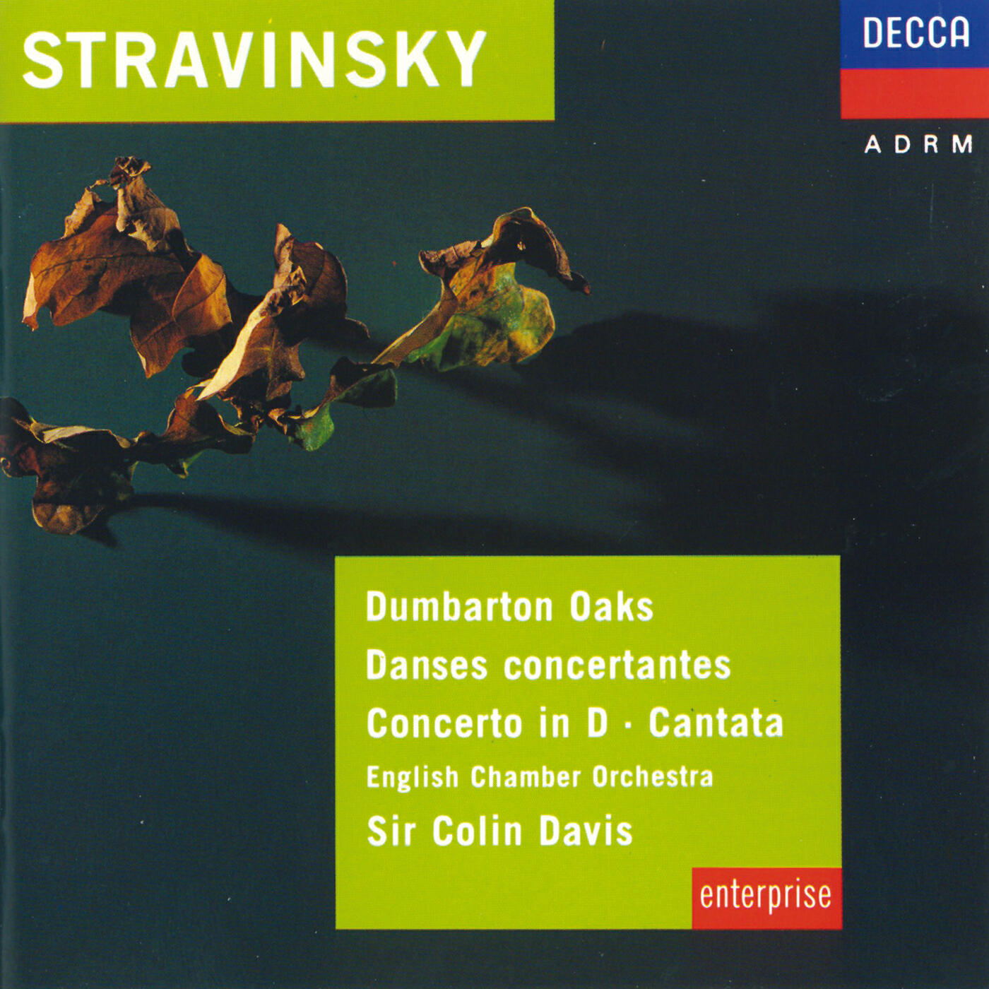 Релиз Stravinsky: Dumbarton Oaks; Danses Concertantes; Concerto in D for Strings