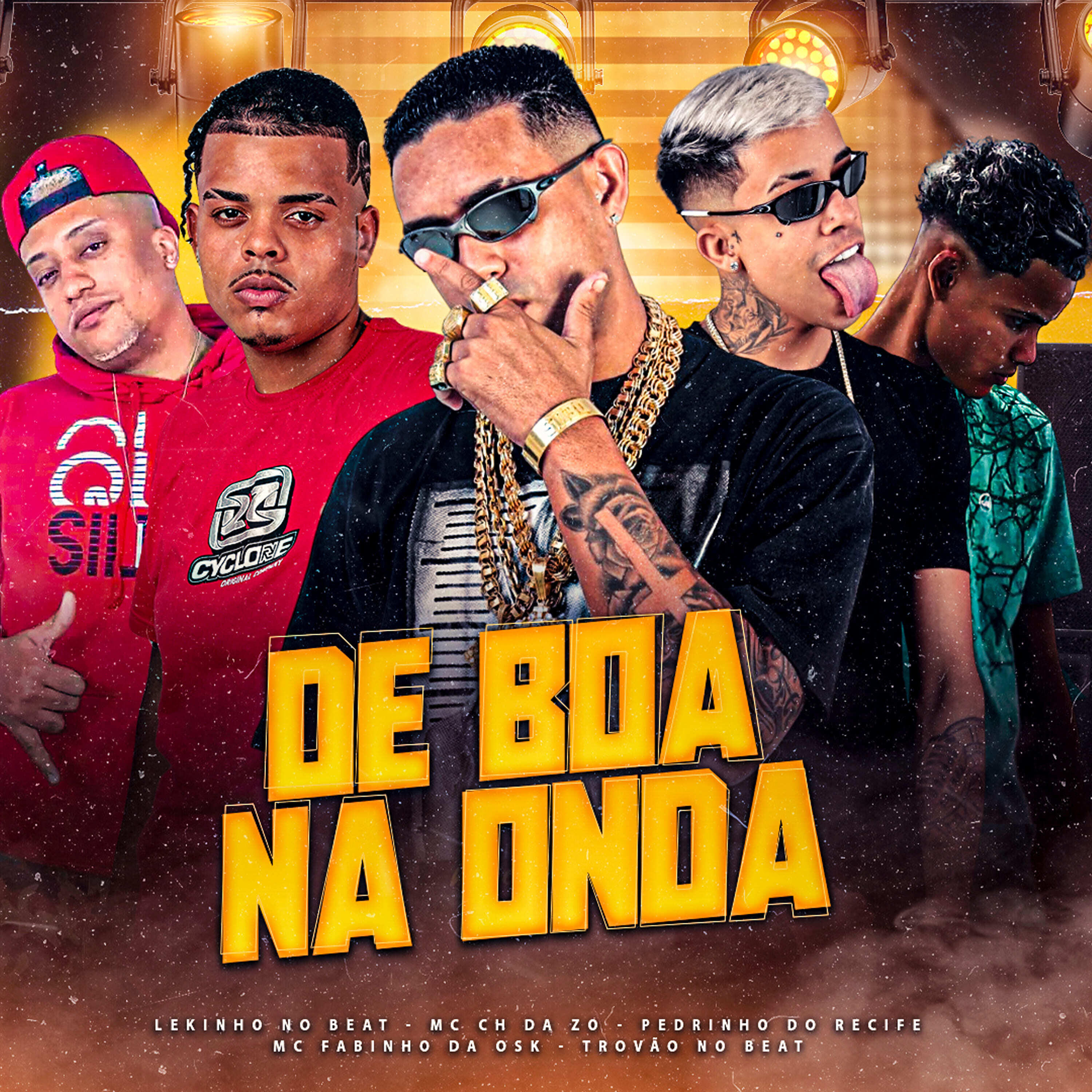 Скачать песню MC CH da Z.O, Lekinho no Beat, Pedrinho do Recife, Trovão no Beat, Mc Fabinho da Osk - De Boa na Onda бесплатно в MP3 для Android и iOS